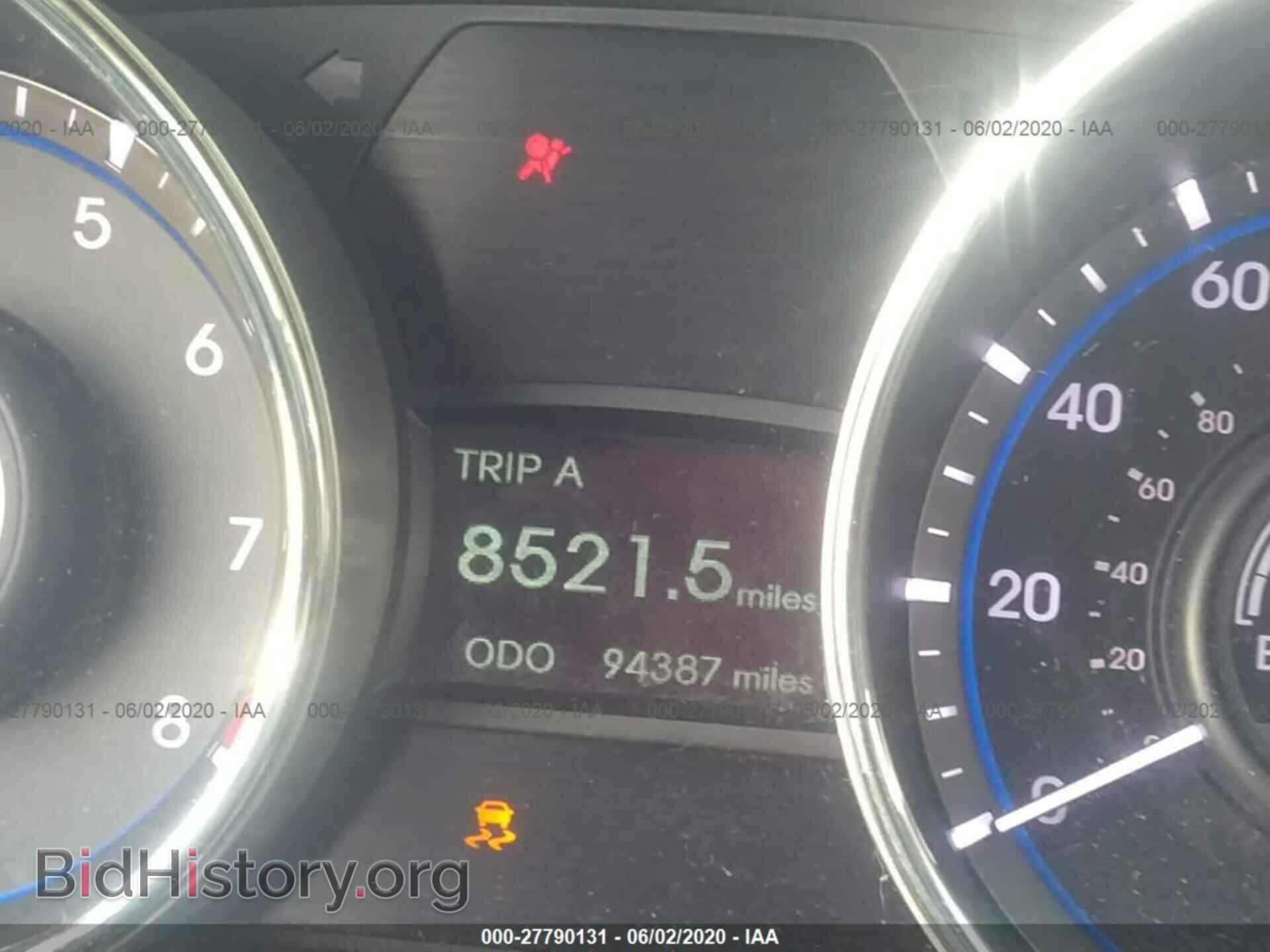 2014 HYUNDAI SONATA - VIN: 5NPEB4AC1EH827337 - Фото 7