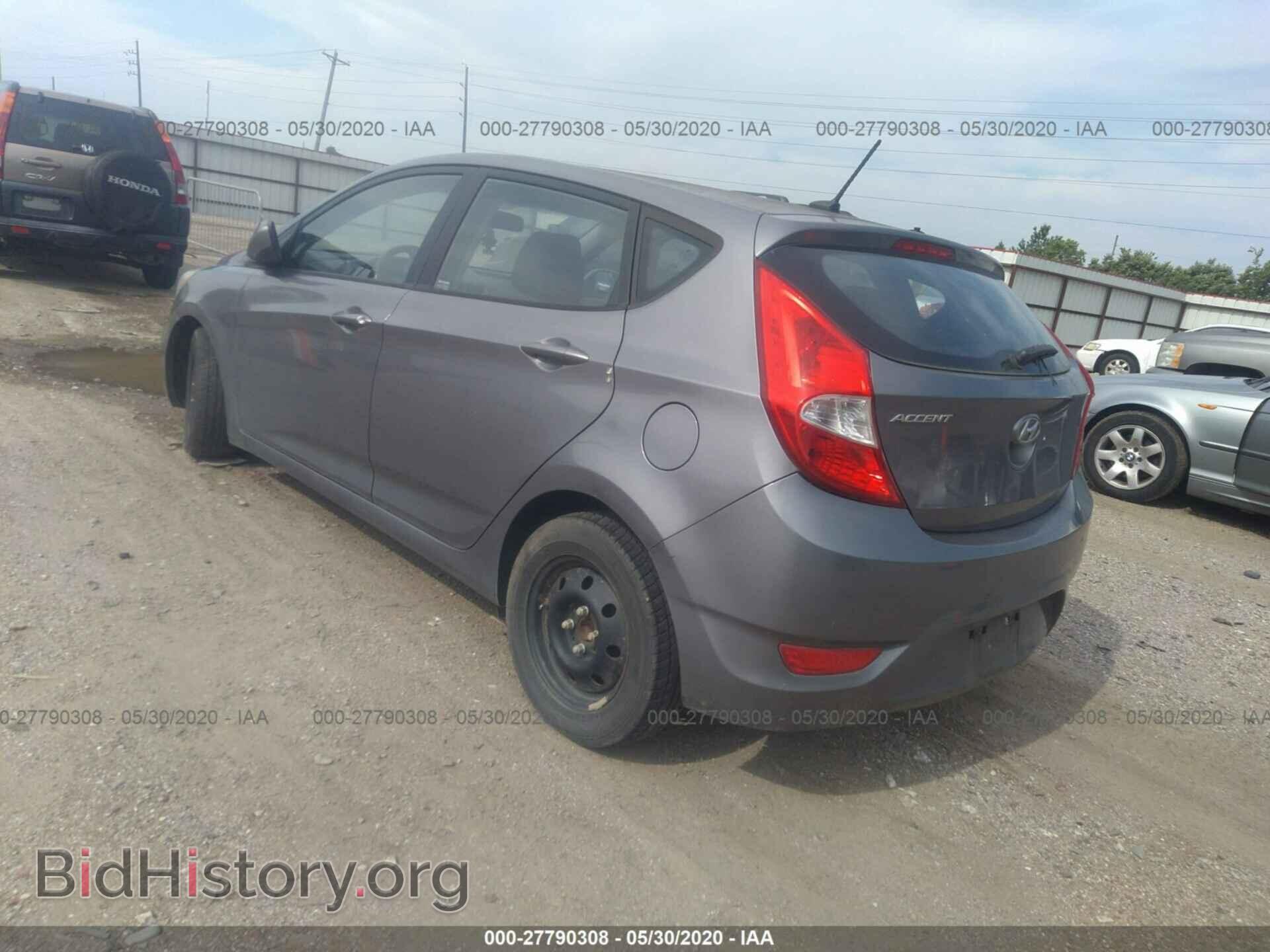 2014 HYUNDAI ACCENT - VIN: KMHCT5AEXEU141567 - Фото 3