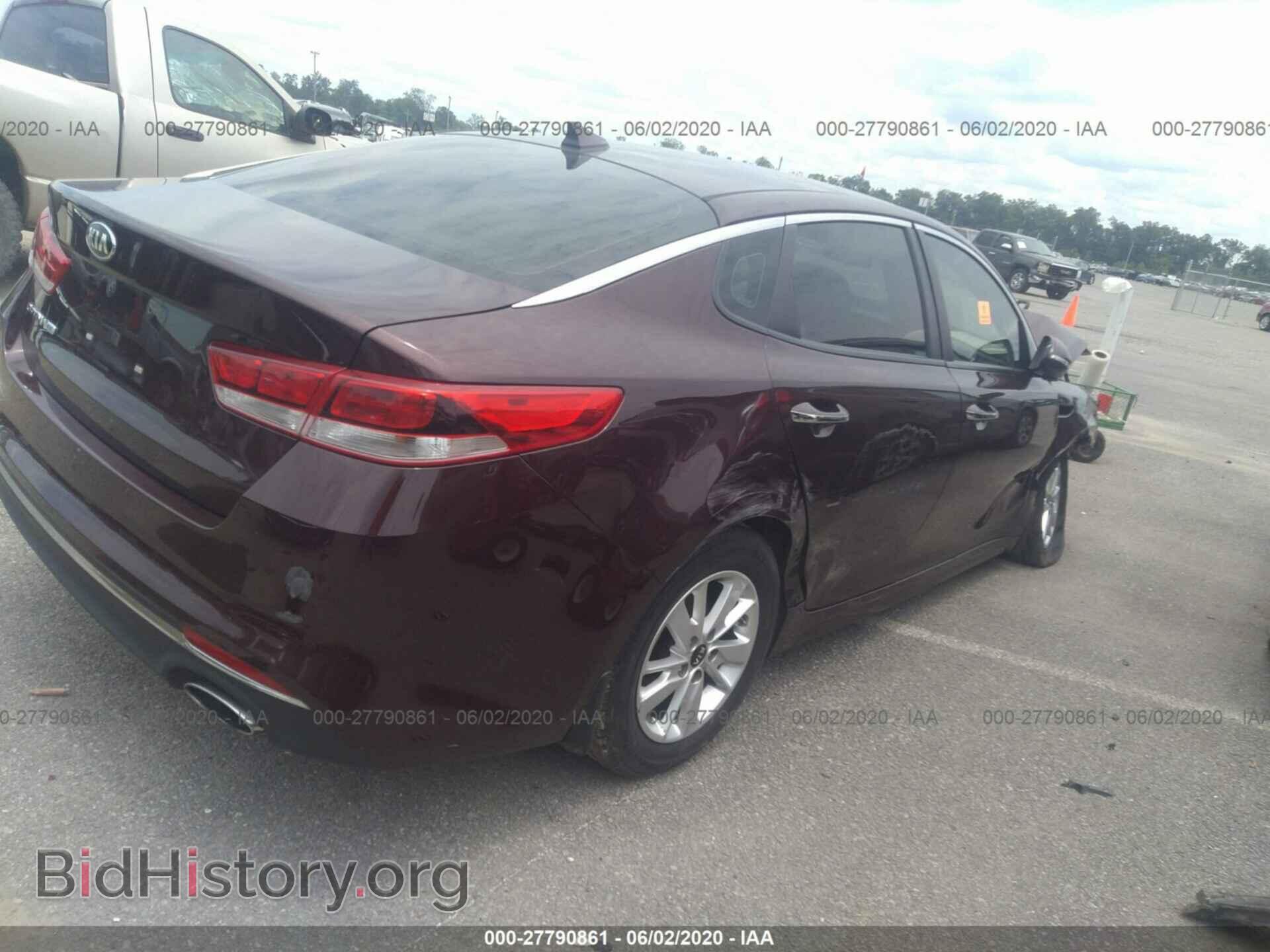 2016 KIA OPTIMA - VIN: 5XXGT4L37GG024209 - Фото 4