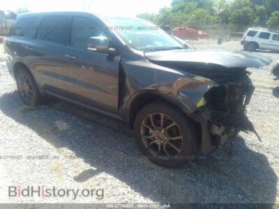 2016 Dodge DURANGO Limited, серый — VIN 1C4RDJDG1GC403535, IAAI