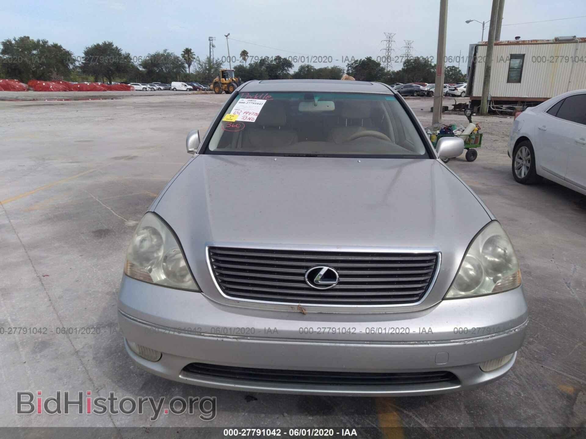 2002 LEXUS LS - VIN: JTHBN30FX20052169 - Фото 6