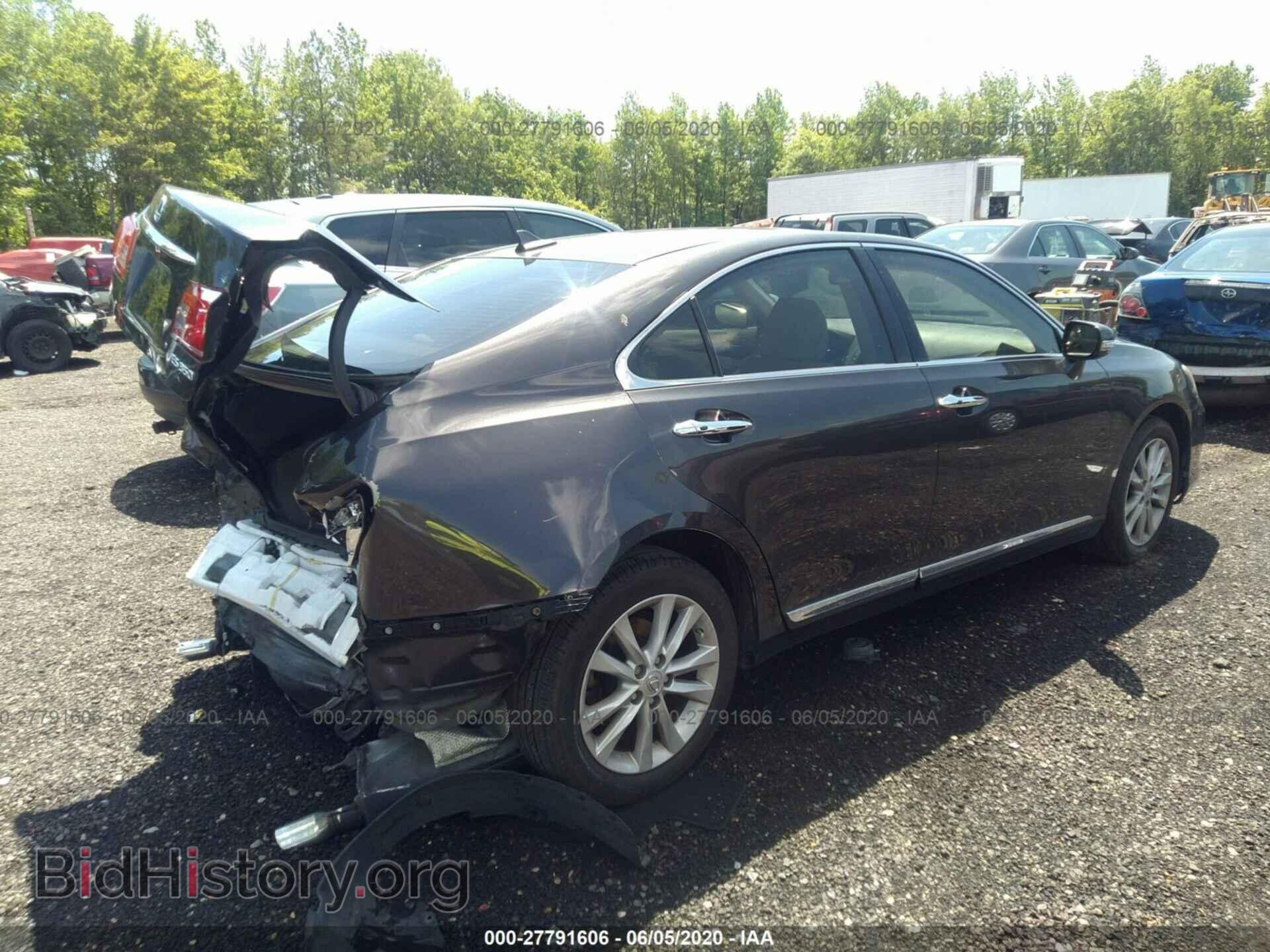 2012 LEXUS ES 350 - VIN: JTHBK1EG9C2507971 - Фото 4