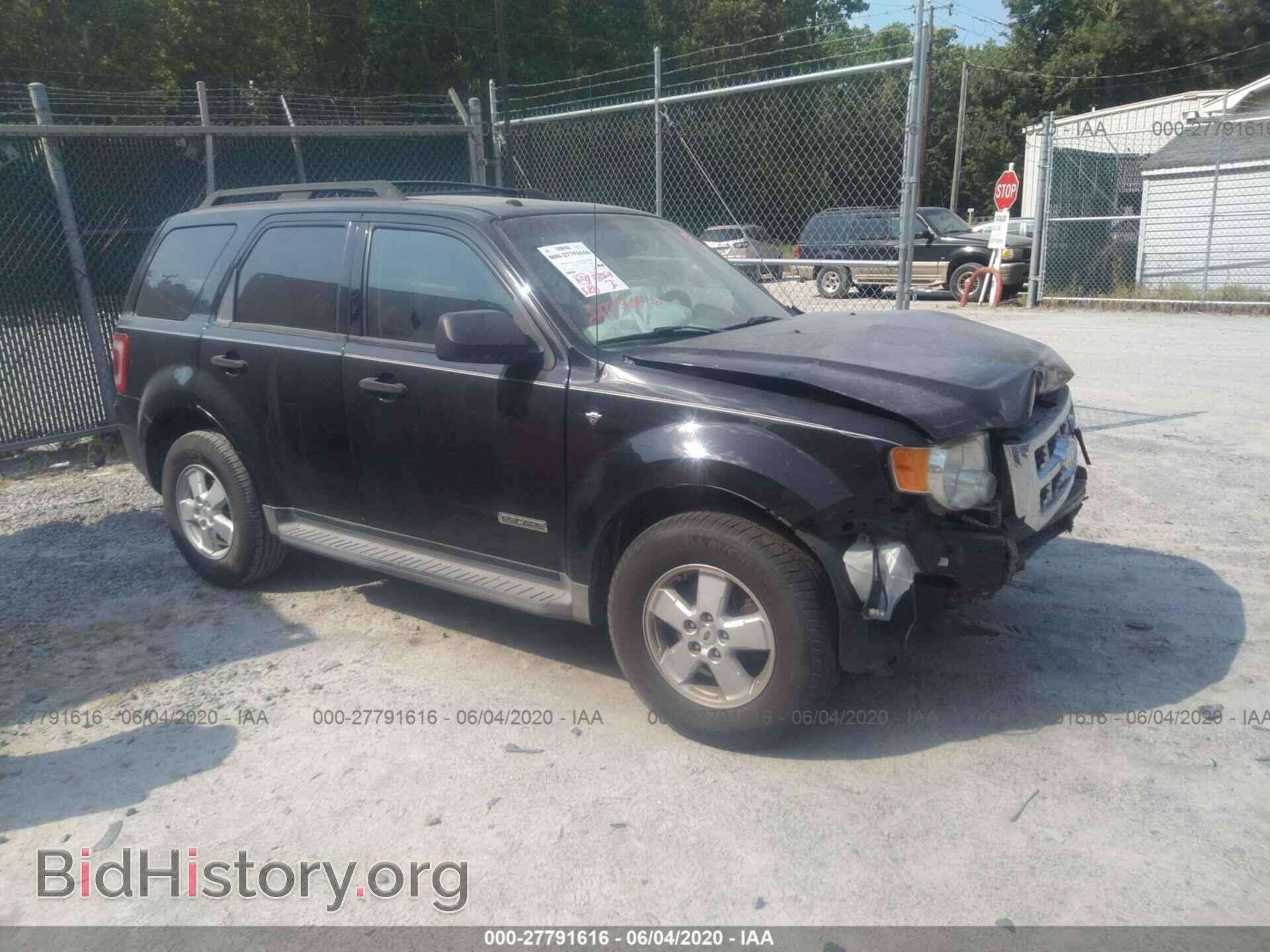 Photo 1FMCU03128KC82885 - FORD ESCAPE 2008
