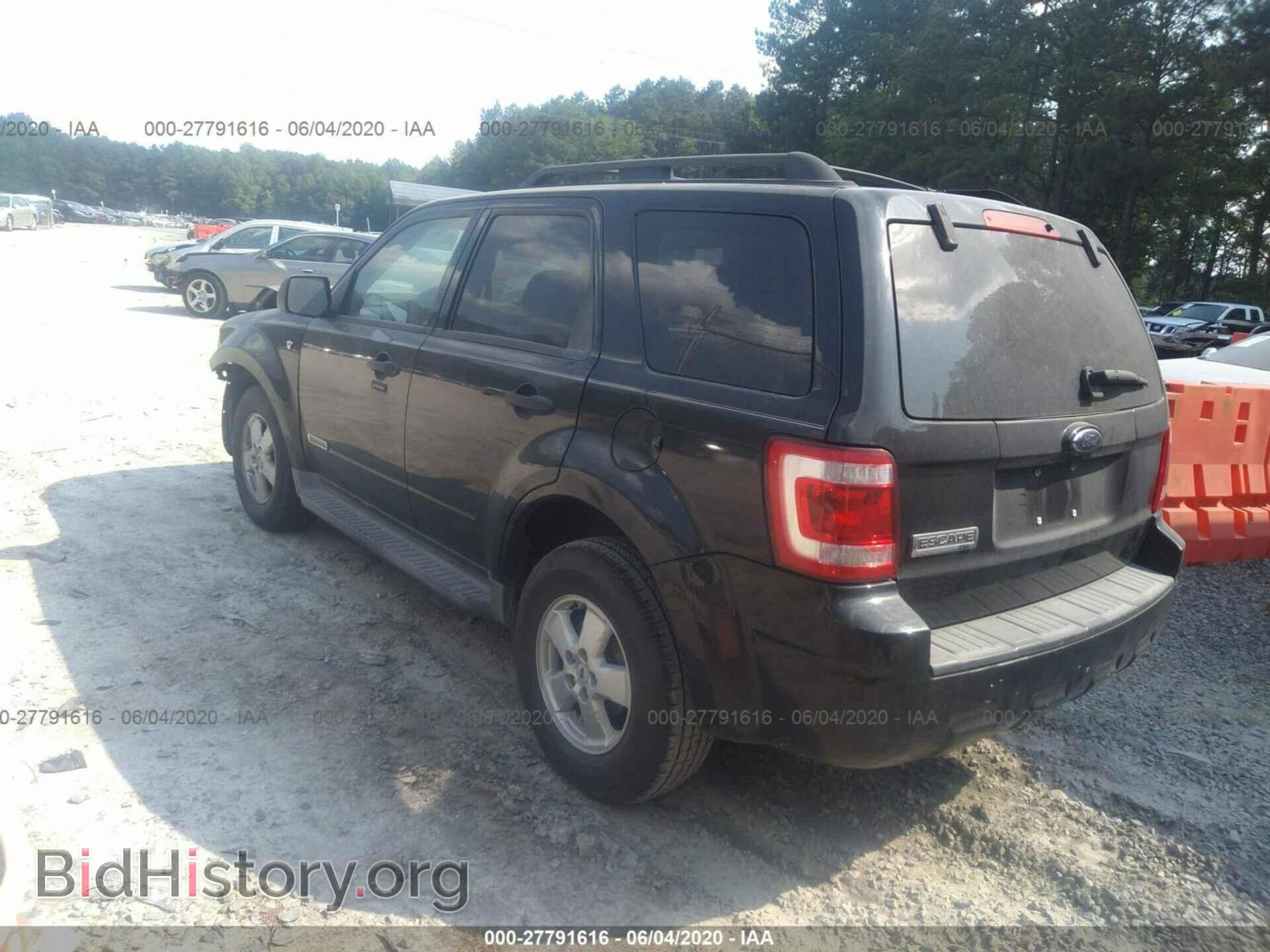 2008 FORD ESCAPE - VIN: 1FMCU03128KC82885 - Фото 3