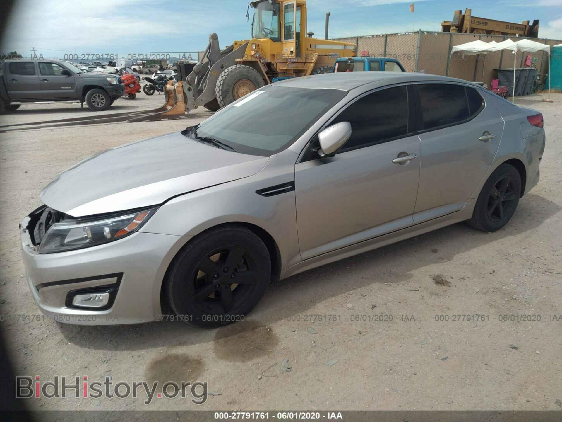 2014 KIA OPTIMA - VIN: KNAGM4A74E5479519 - Фото 2