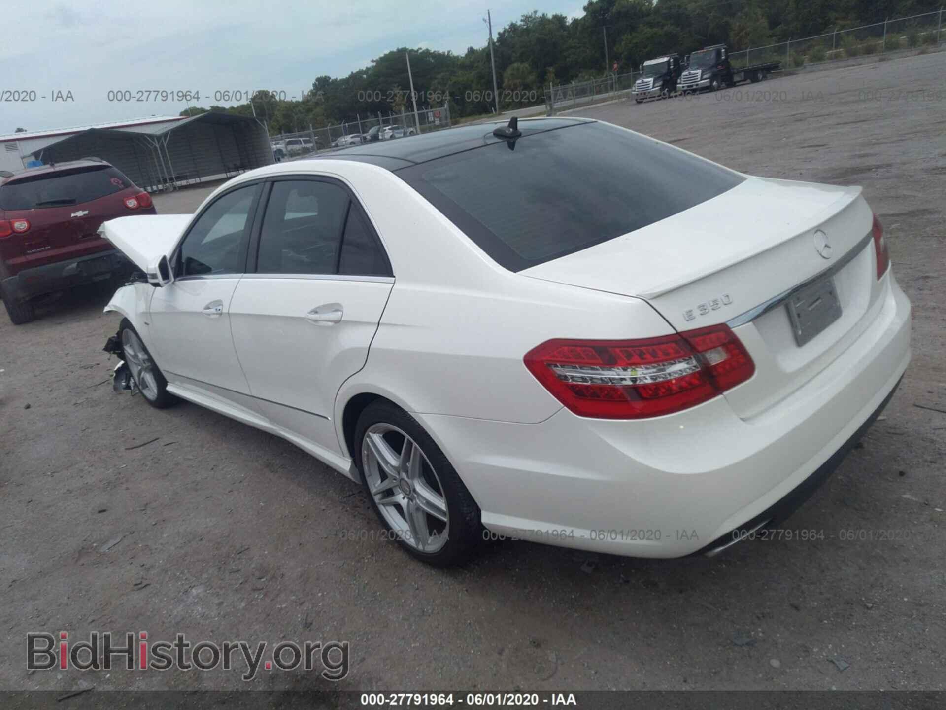 2012 MERCEDES-BENZ E-CLASS - VIN: WDDHF5KB0CA544726 - Фото 3