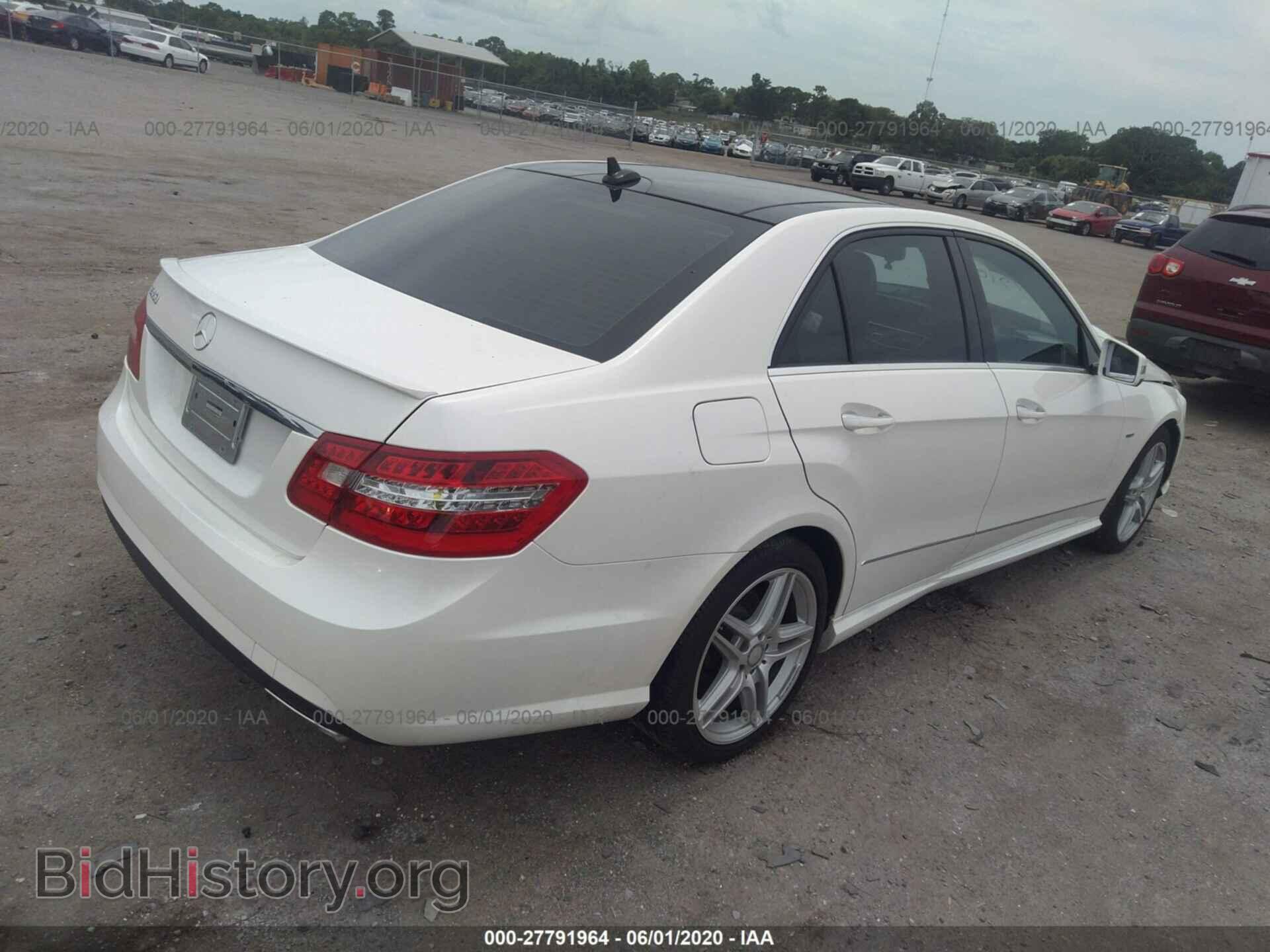 2012 MERCEDES-BENZ E-CLASS - VIN: WDDHF5KB0CA544726 - Фото 4