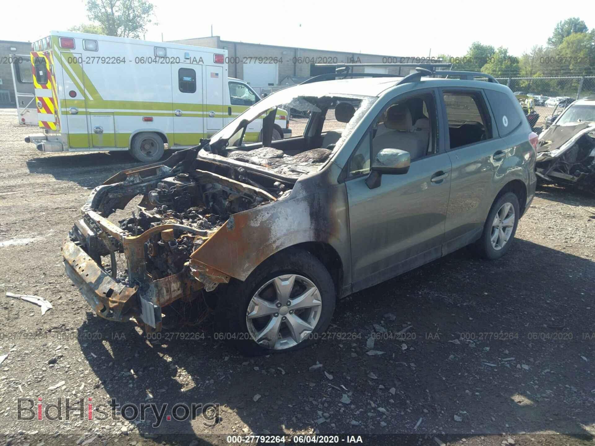 2015 SUBARU FORESTER - VIN: JF2SJADC1FH456066 - Фото 2