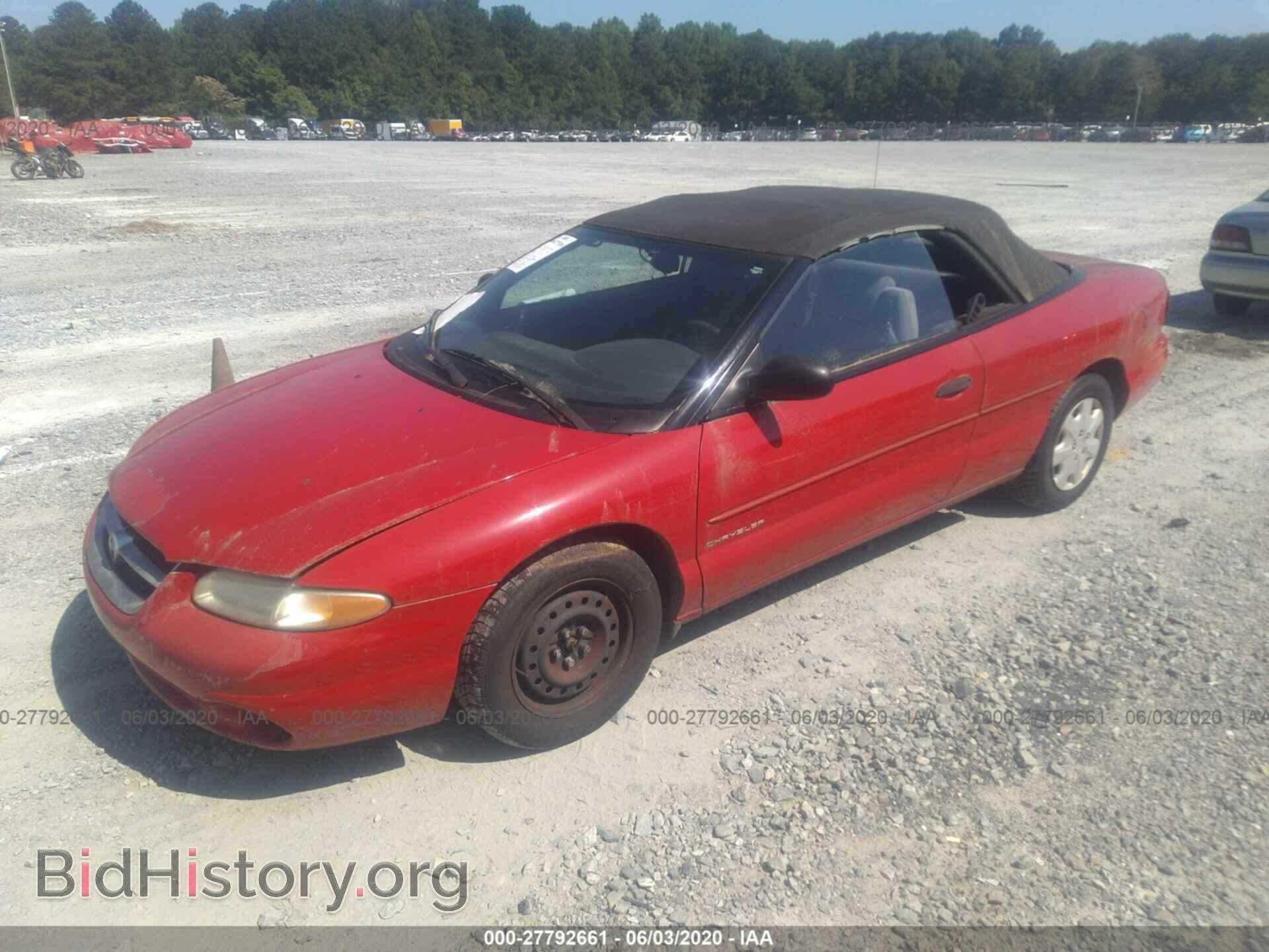 1998 CHRYSLER SEBRING - VIN: 3C3EL45H6WT318398 - Фото 2