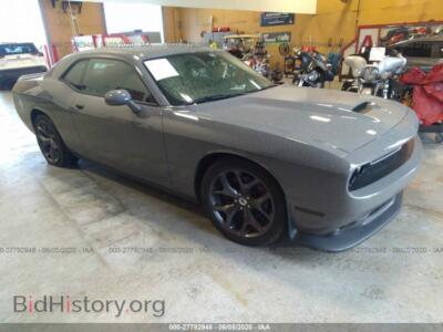 2019 Dodge CHALLENGER GT, gray — VIN 2C3CDZJG9KH571037, IAAI