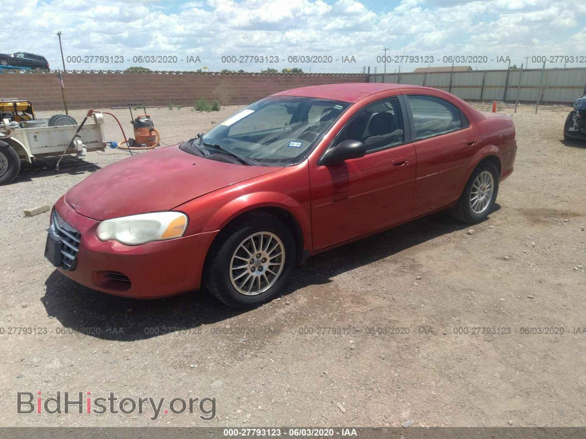 2004 CHRYSLER SEBRING - VIN: 1C3EL46R34N198886 - Фото 2