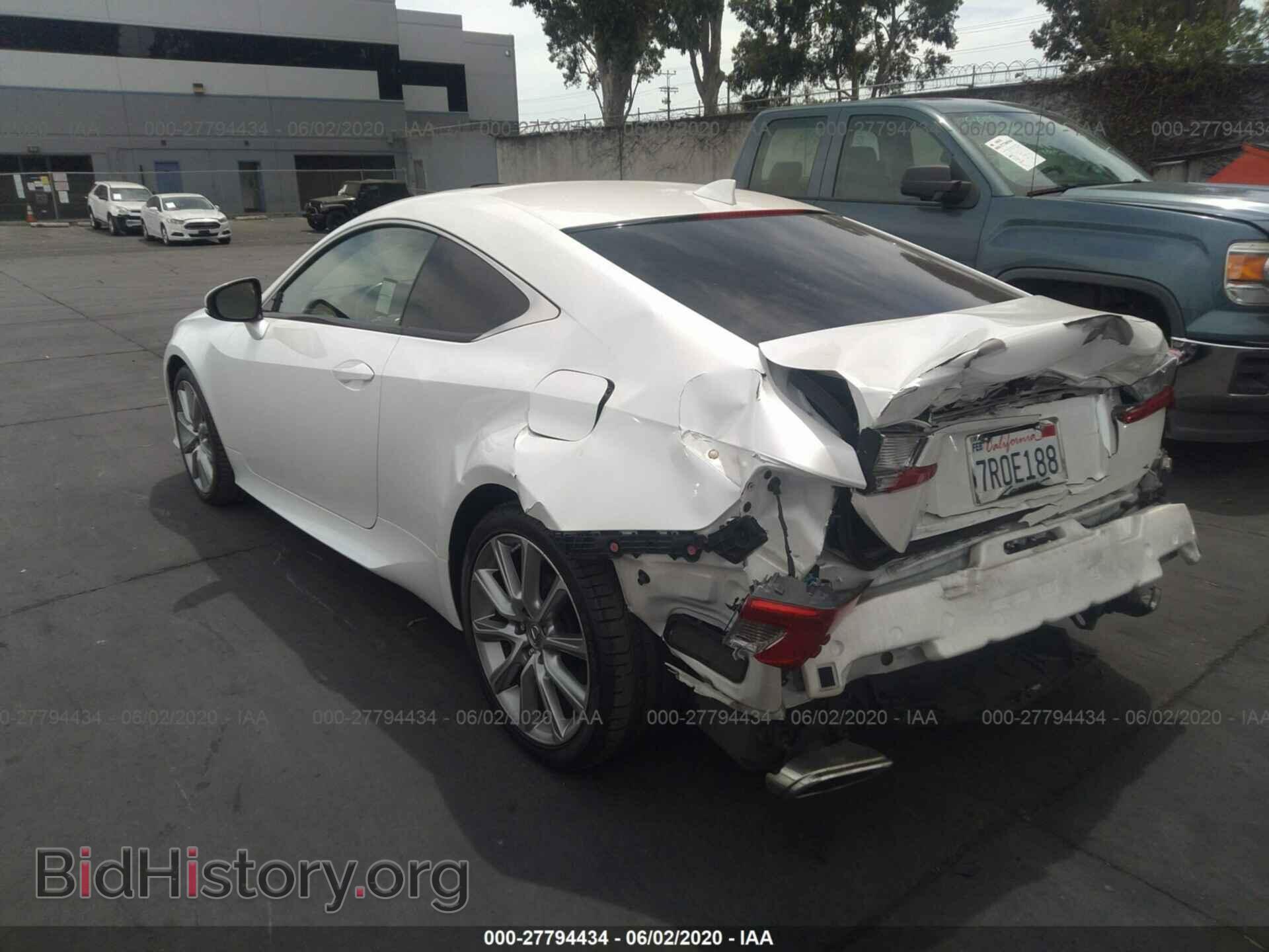 2016 Lexus RC - VIN: JTHHA5BC3G5002485 - Фото 3