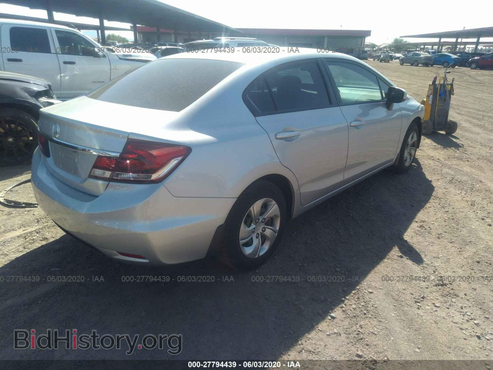 2014 HONDA CIVIC - VIN: 19XFB2F5XEE034626 - Фото 4