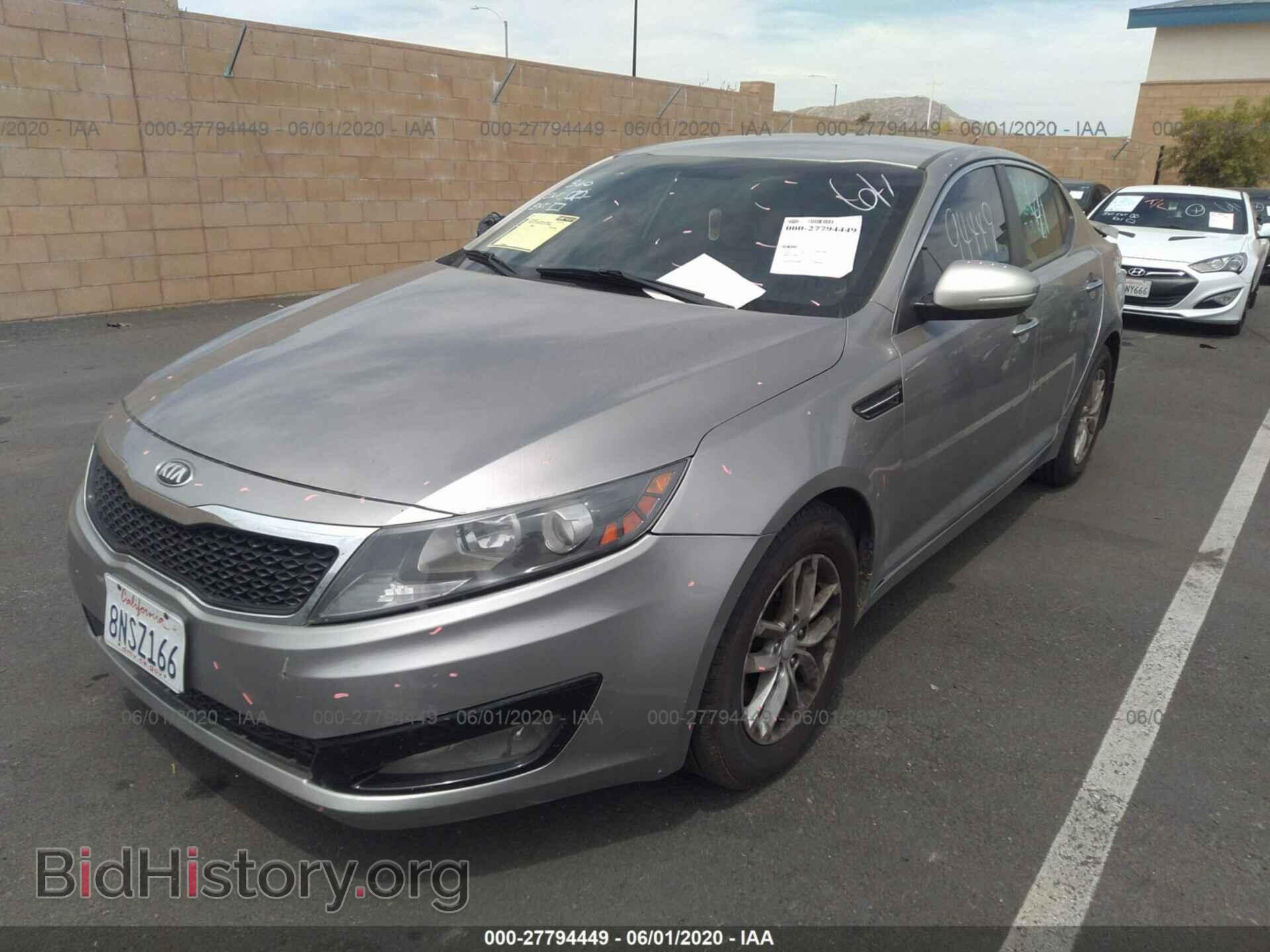 2013 KIA OPTIMA - VIN: KNAGM4A74D5366393 - Фото 2