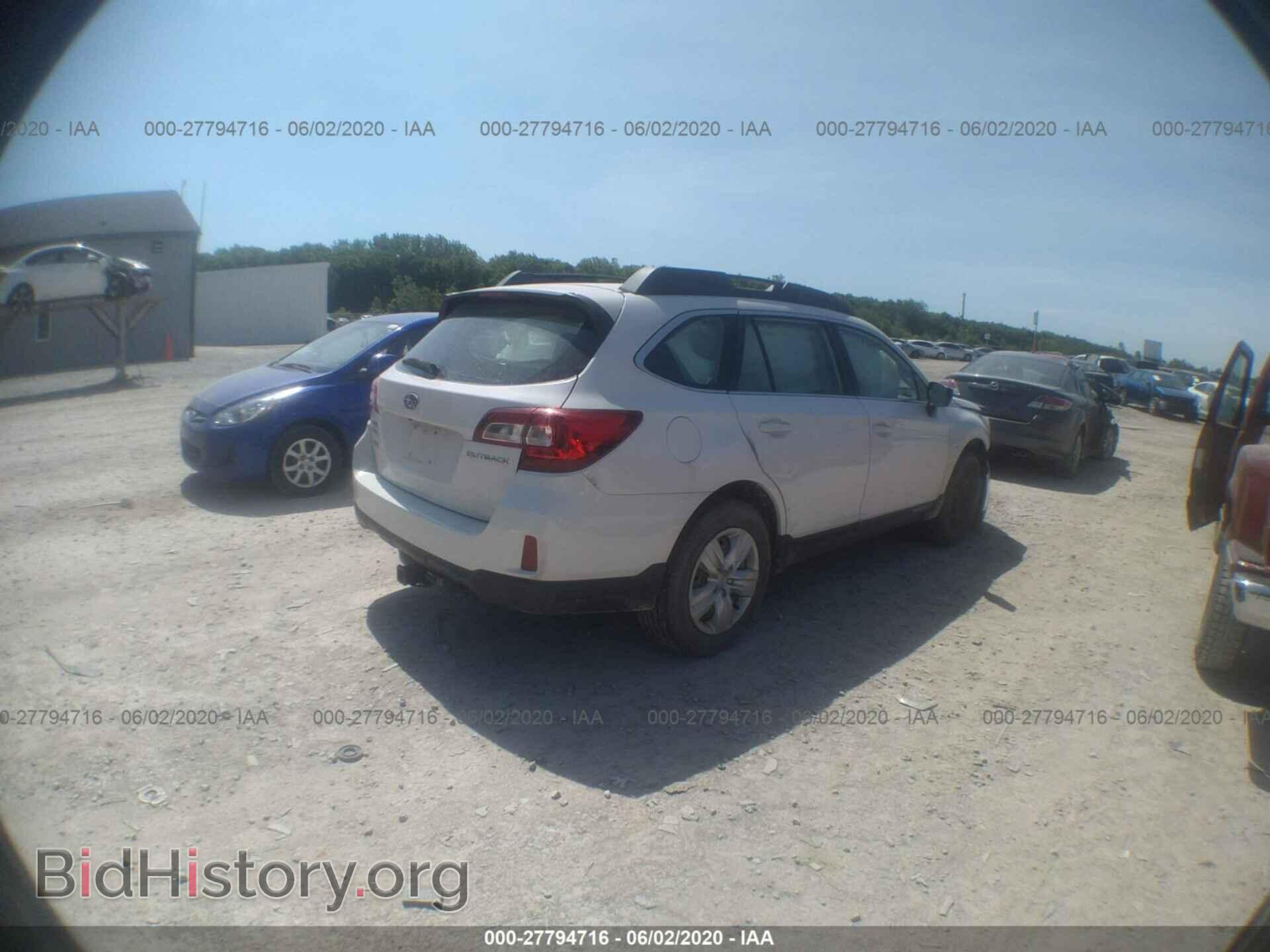 2015 SUBARU OUTBACK - VIN: 4S4BSBAC8F3230041 - Фото 4