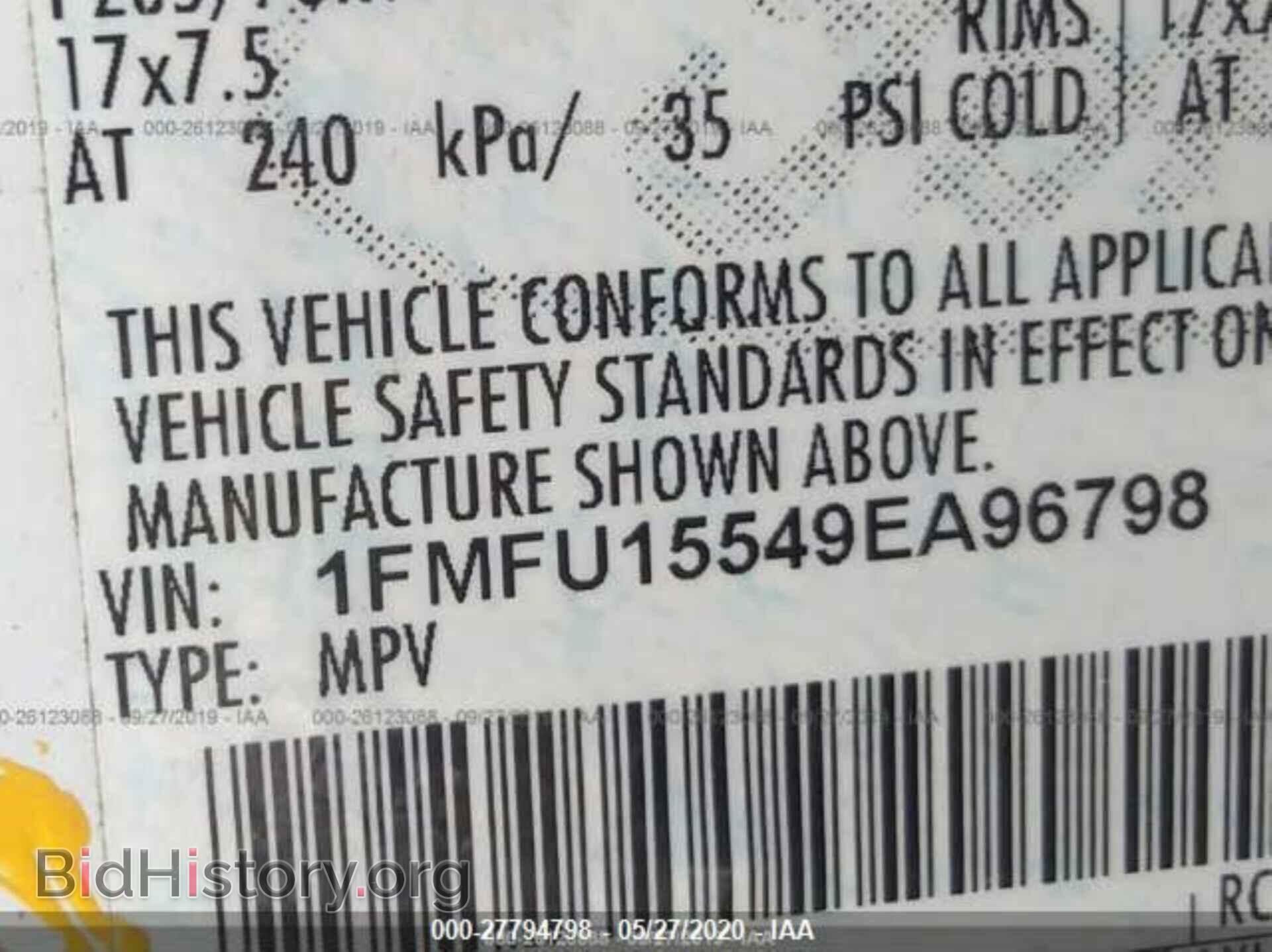 2009 FORD EXPEDITION - VIN: 1FMFU15549EA96798 - Фото 9
