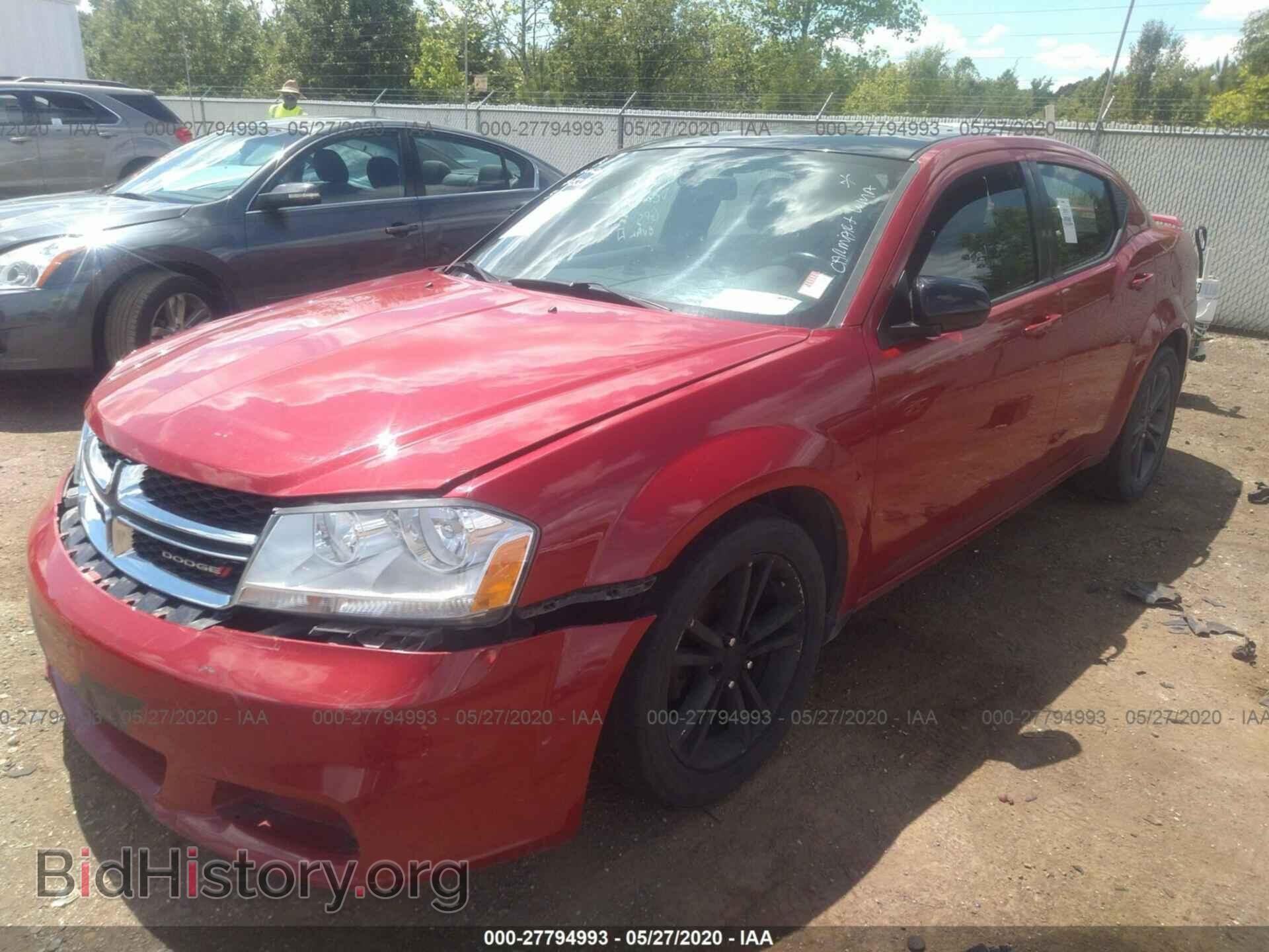2012 DODGE AVENGER - VIN: 1C3CDZEG5CN165842 - Фото 2