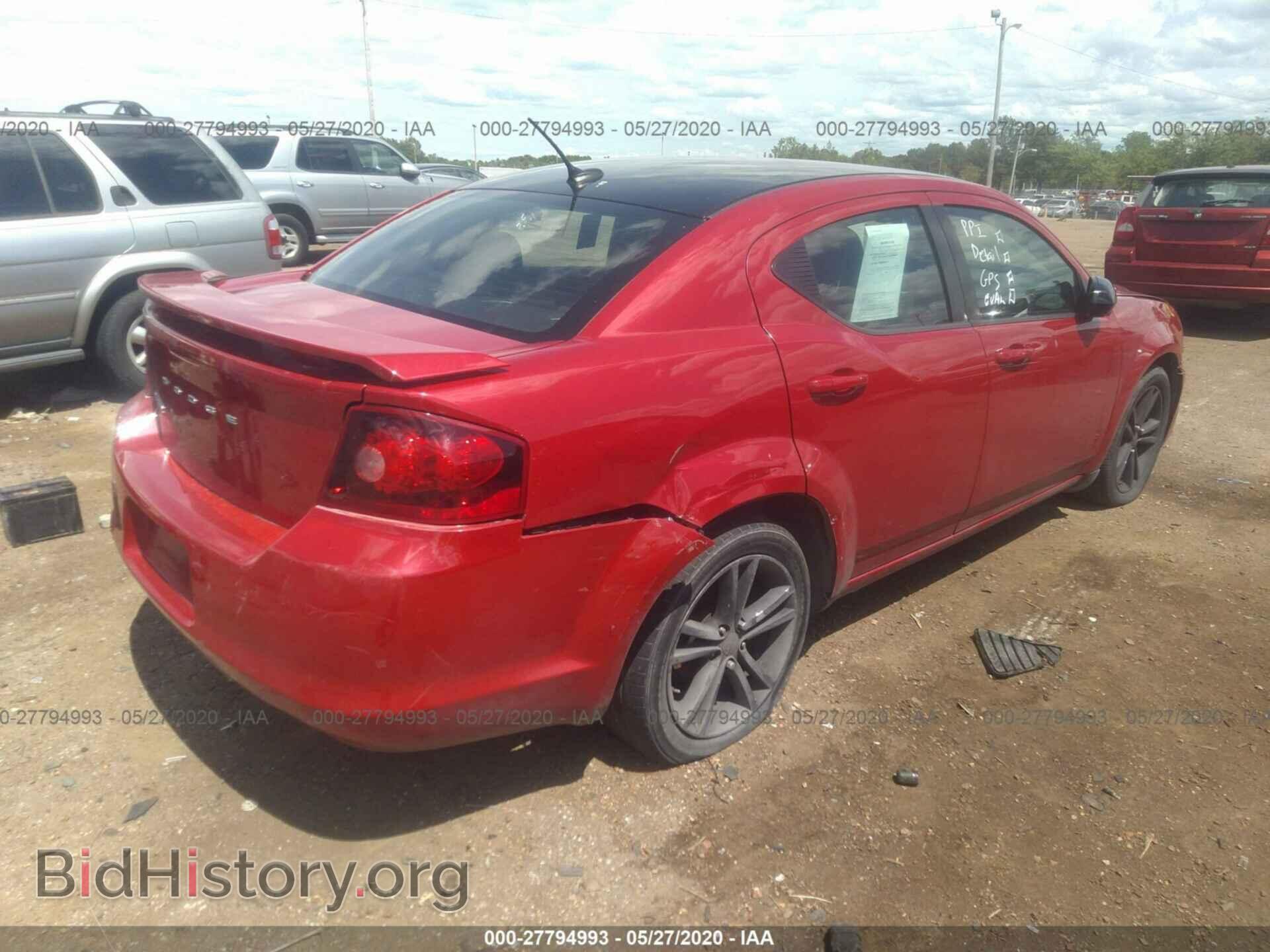 2012 DODGE AVENGER - VIN: 1C3CDZEG5CN165842 - Фото 4