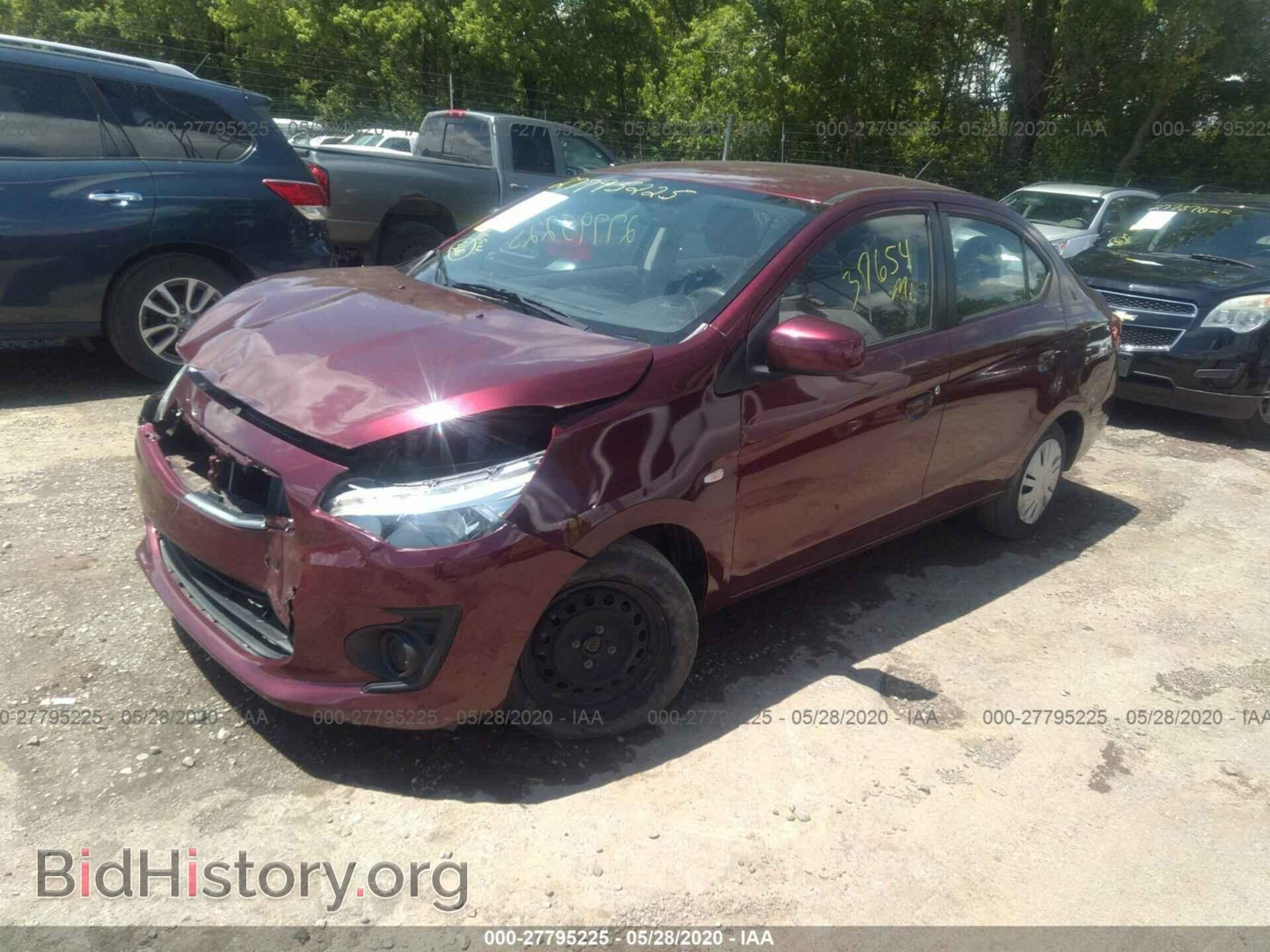 2017 MITSUBISHI MIRAGE - VIN: ML32F3FJ7HHF09899 - Фото 2