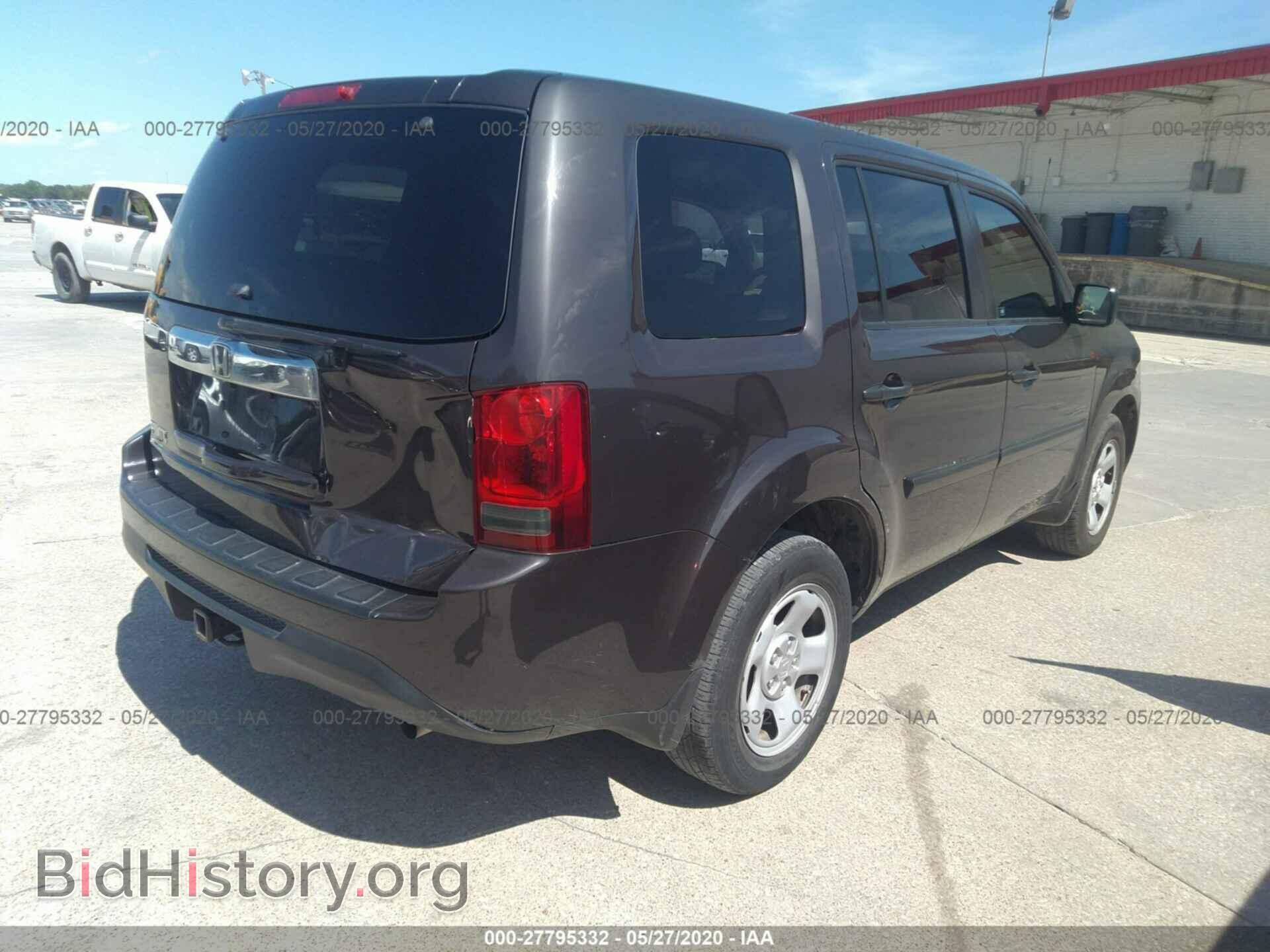 2012 HONDA PILOT - VIN: 5FNYF3H22CB013055 - Фото 4