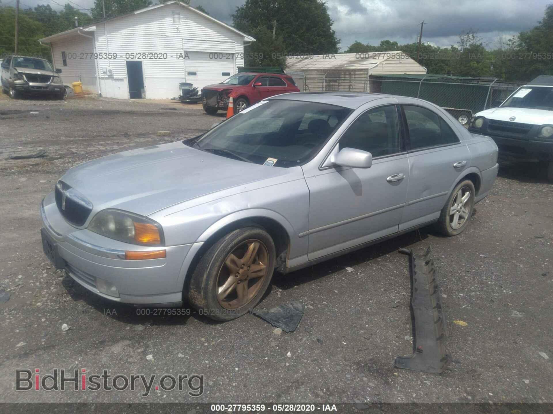 2001 LINCOLN LS - VIN: 1LNHM87A11Y721964 - Фото 2