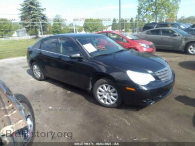2010 Chrysler SEBRING Touring, черный — VIN 1C3CC4FB1AN229722, IAAI