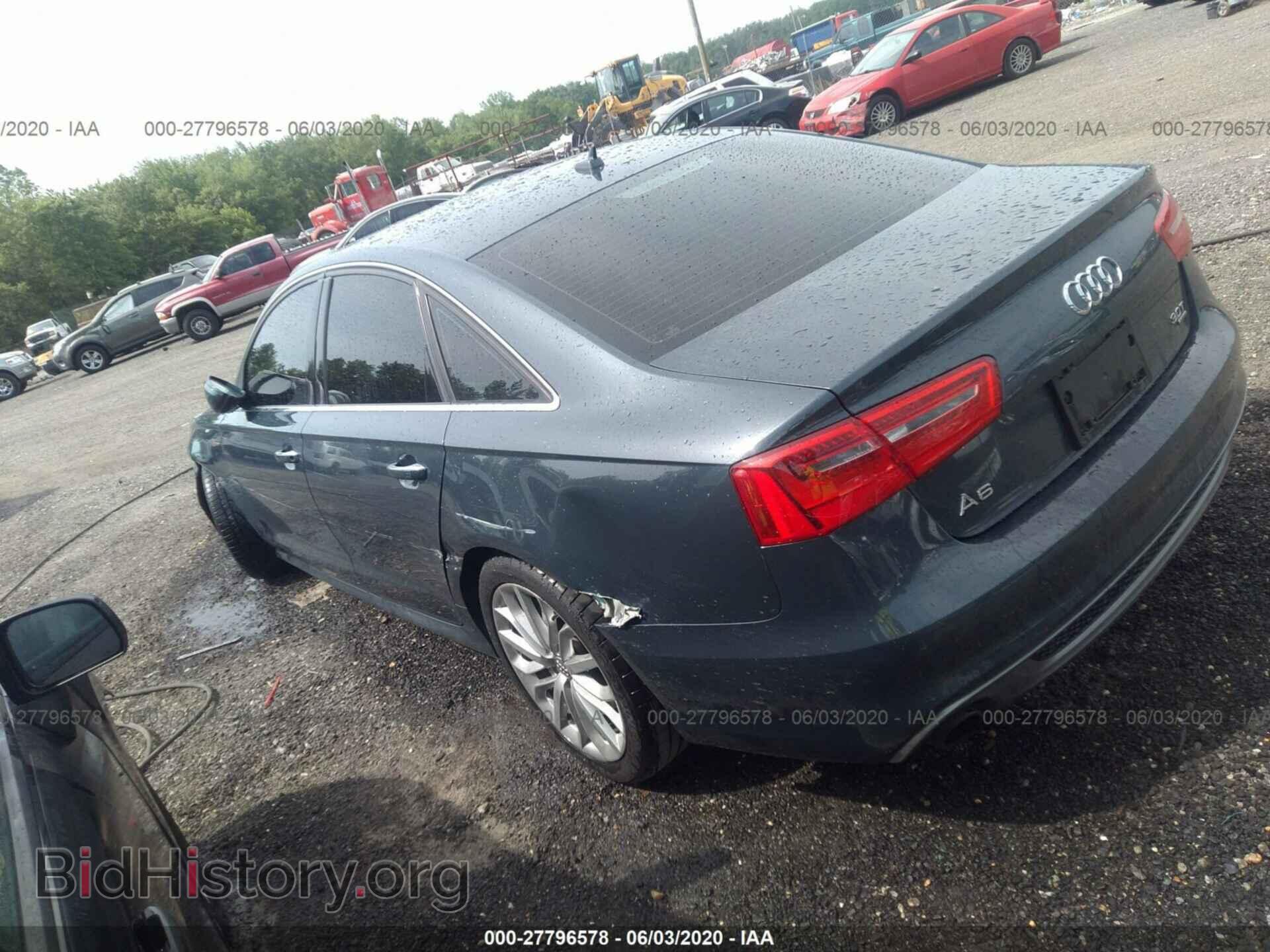 2013 AUDI A6 - VIN: WAUHGAFC6DN064698 - Фото 3