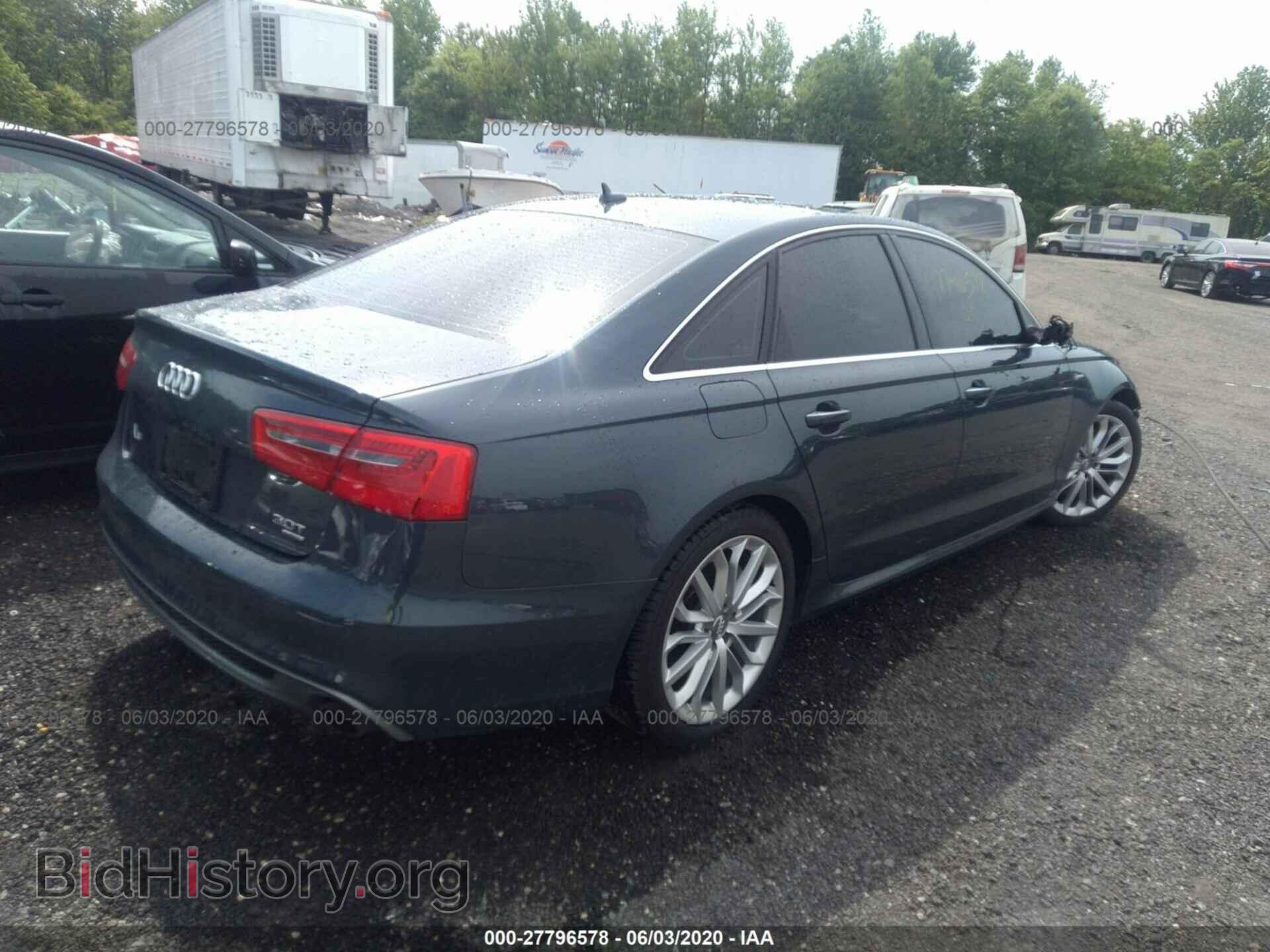2013 AUDI A6 - VIN: WAUHGAFC6DN064698 - Фото 4