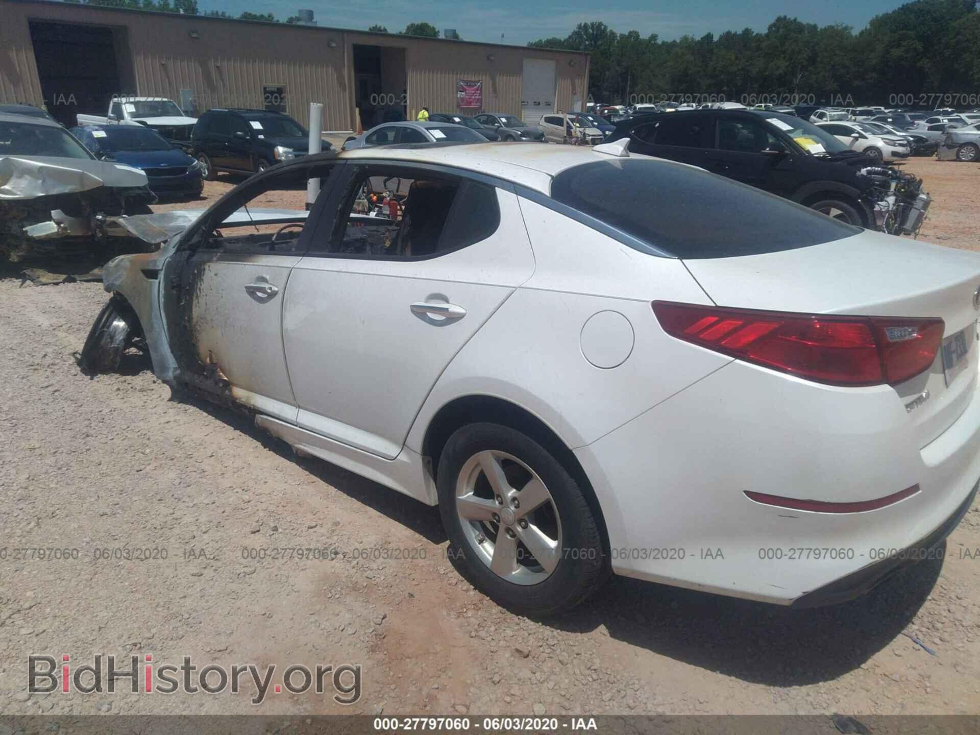 2014 KIA OPTIMA - VIN: KNAGM4A77E5469020 - Photo 3