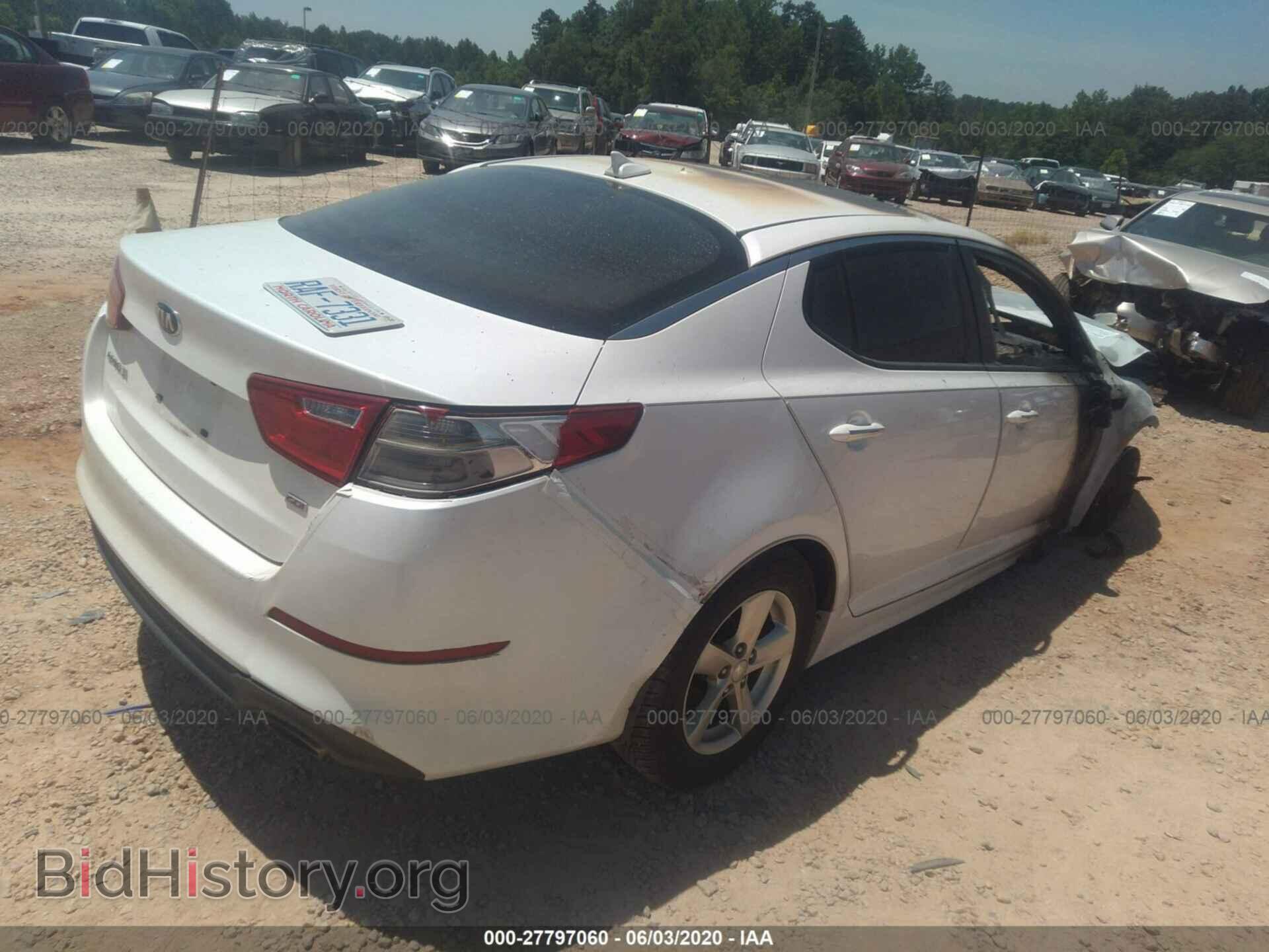 2014 KIA OPTIMA - VIN: KNAGM4A77E5469020 - Photo 4