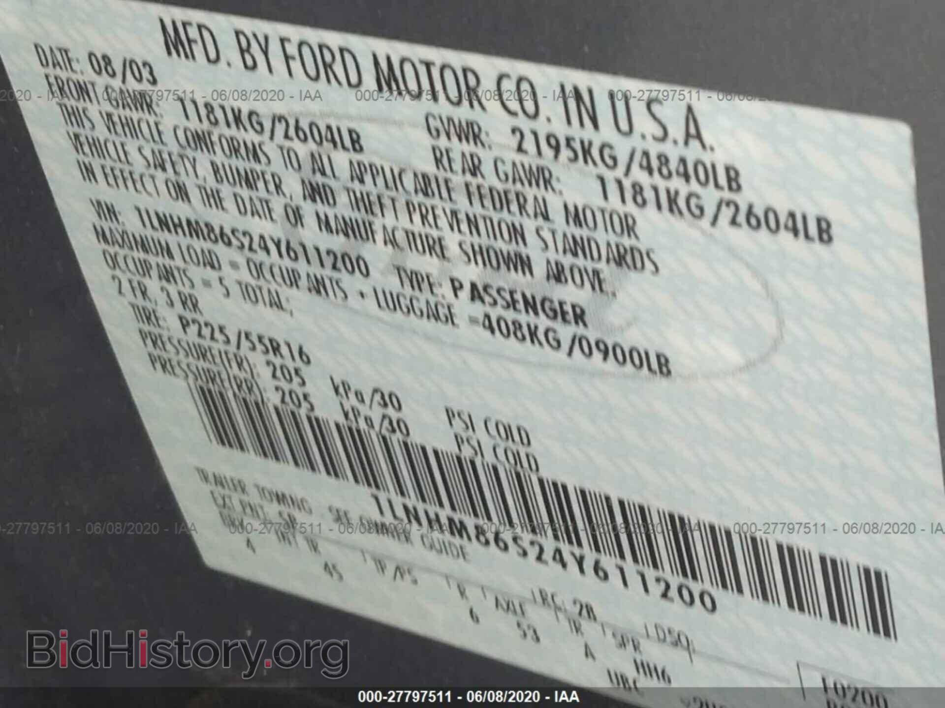 2004 LINCOLN LS - VIN: 1LNHM86S24Y611200 - Photo 9