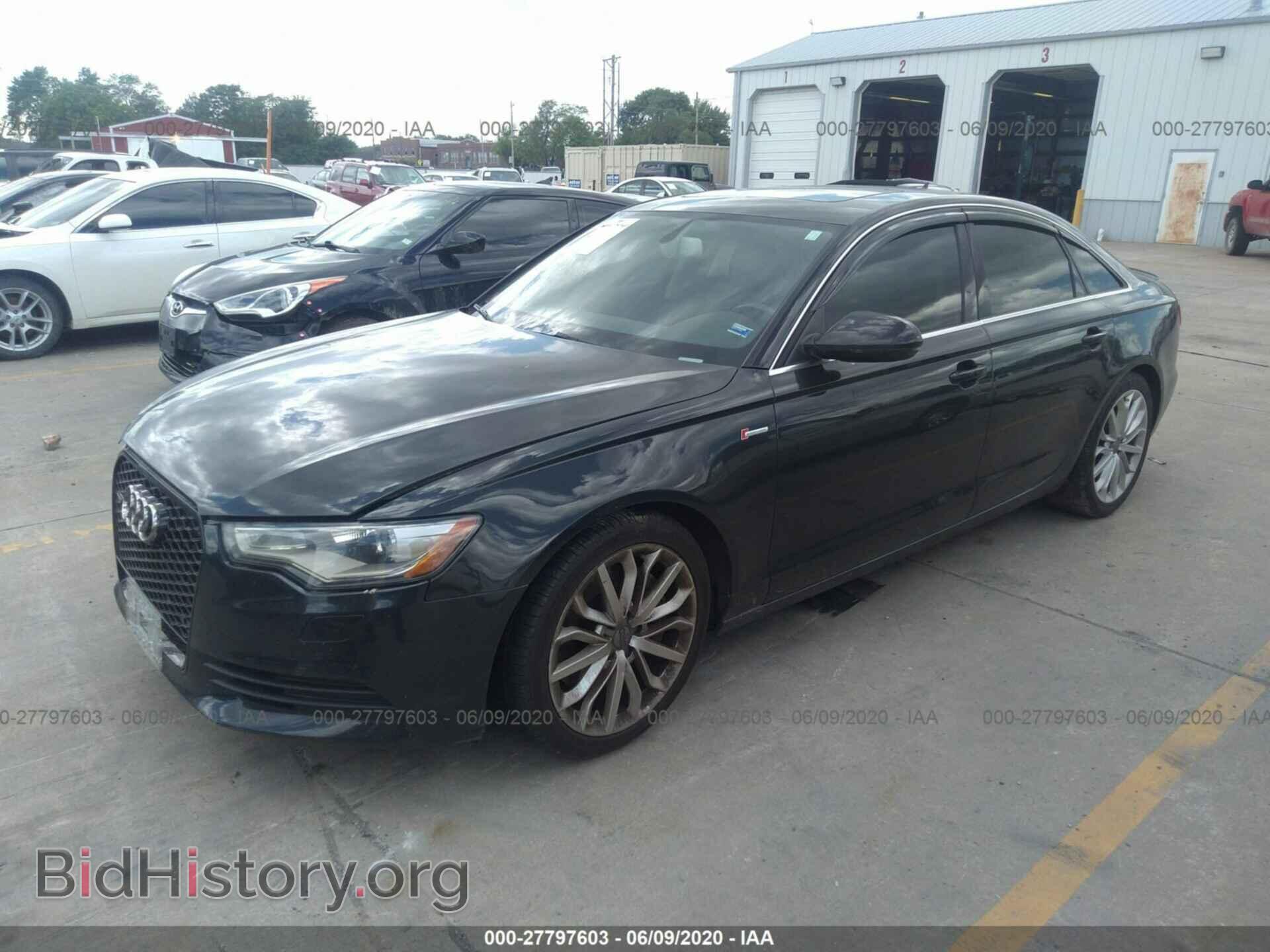 2012 AUDI A6 - VIN: WAUGGAFC4CN081154 - Фото 2
