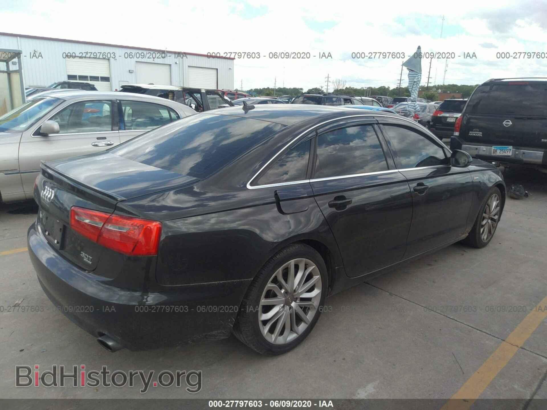 2012 AUDI A6 - VIN: WAUGGAFC4CN081154 - Фото 4