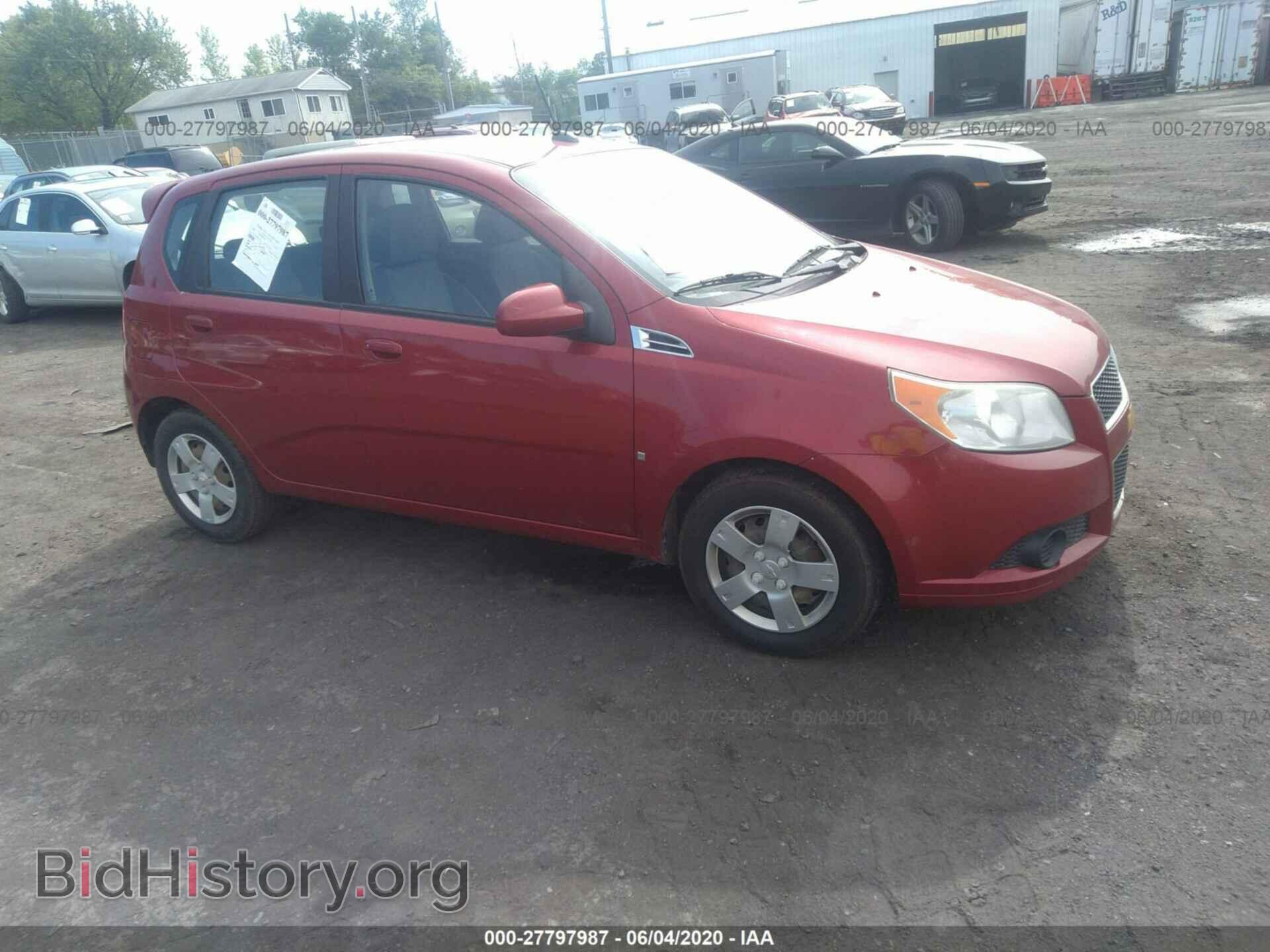 Photo KL1TD66E89B356972 - CHEVROLET AVEO 2009