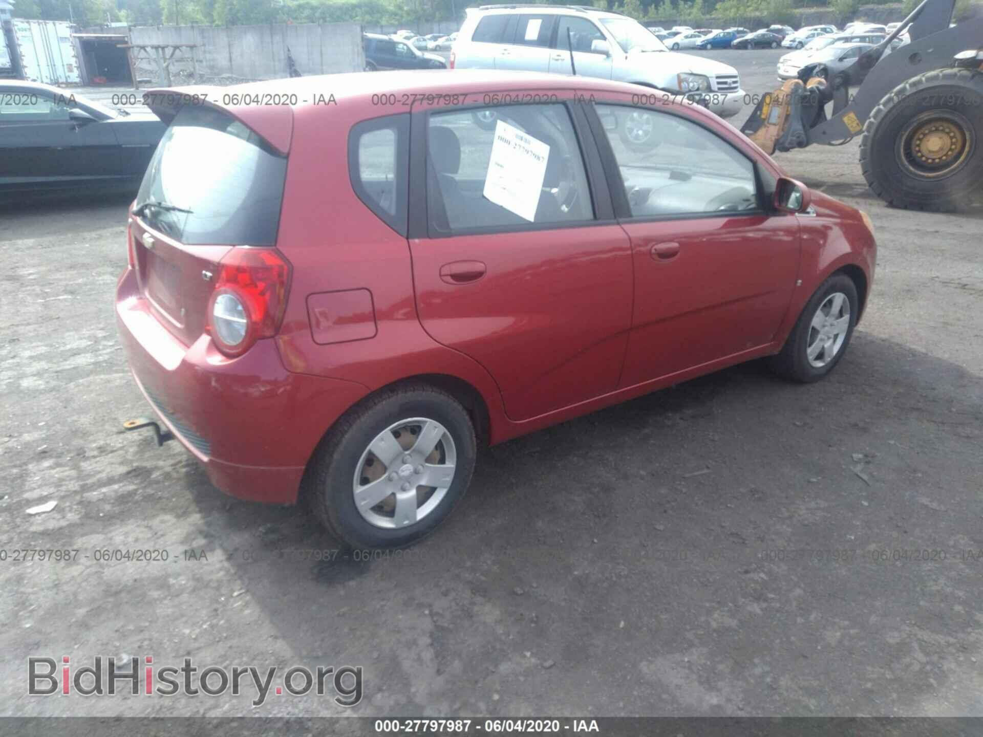 2009 CHEVROLET AVEO - VIN: KL1TD66E89B356972 - Фото 4