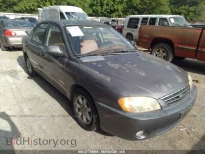 2003 Kia SPECTRA LS, серый — VIN KNAFB121335214128, IAAI