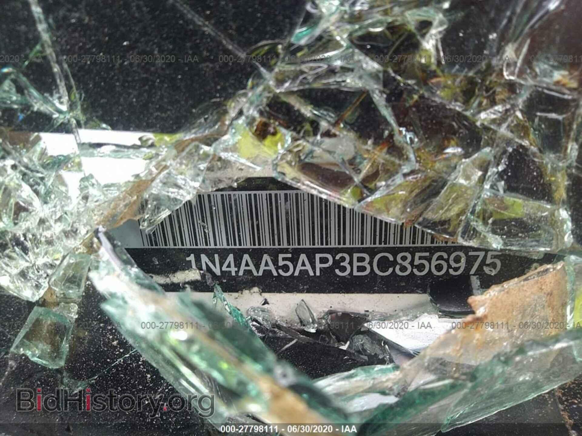 2011 NISSAN MAXIMA - VIN: 1N4AA5AP3BC856975 - Фото 9