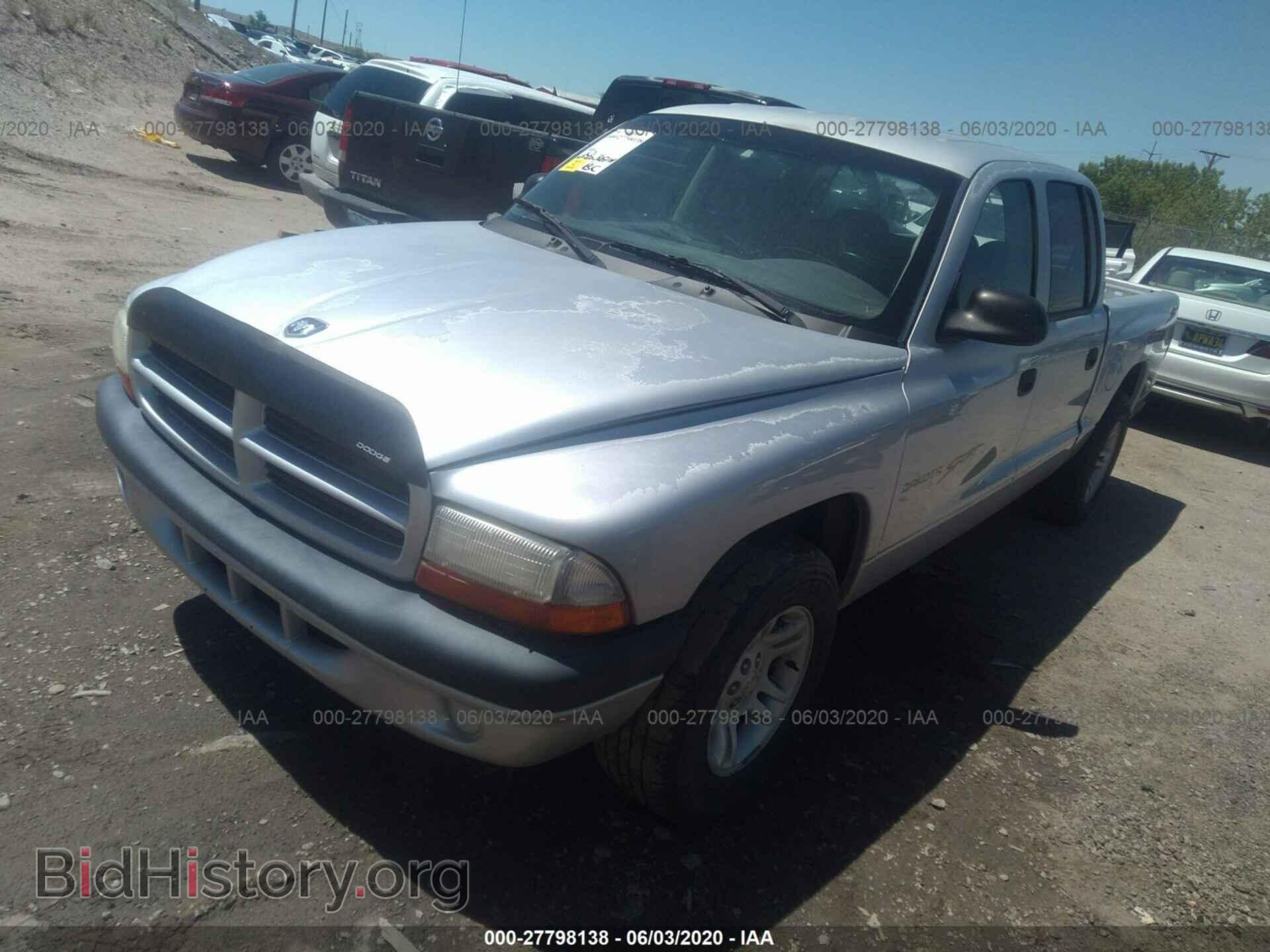 2001 DODGE DAKOTA - VIN: 1B7GL2AX41S196950 - Фото 2