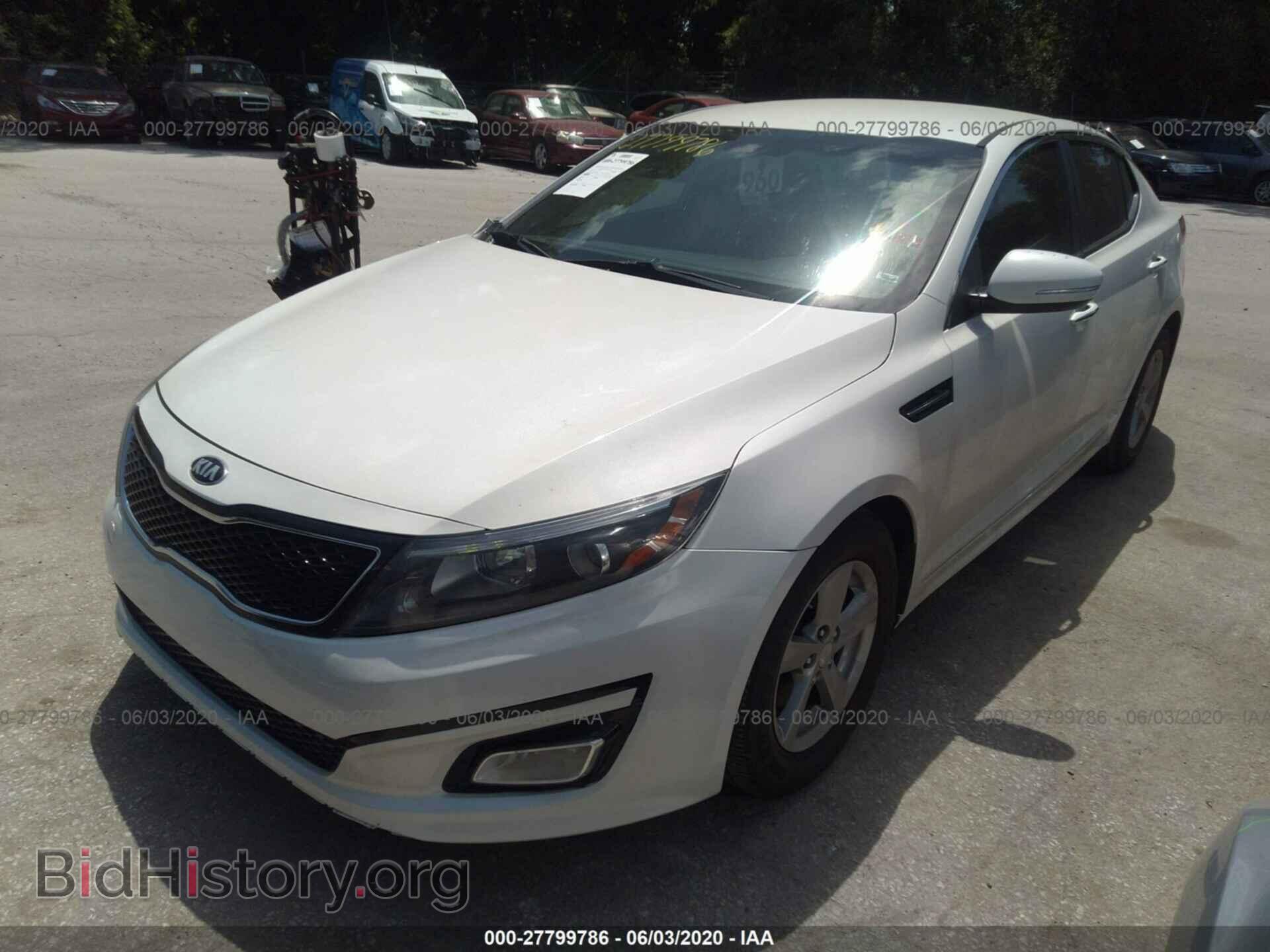 2015 KIA OPTIMA - VIN: KNAGM4A73F5549206 - Photo 2