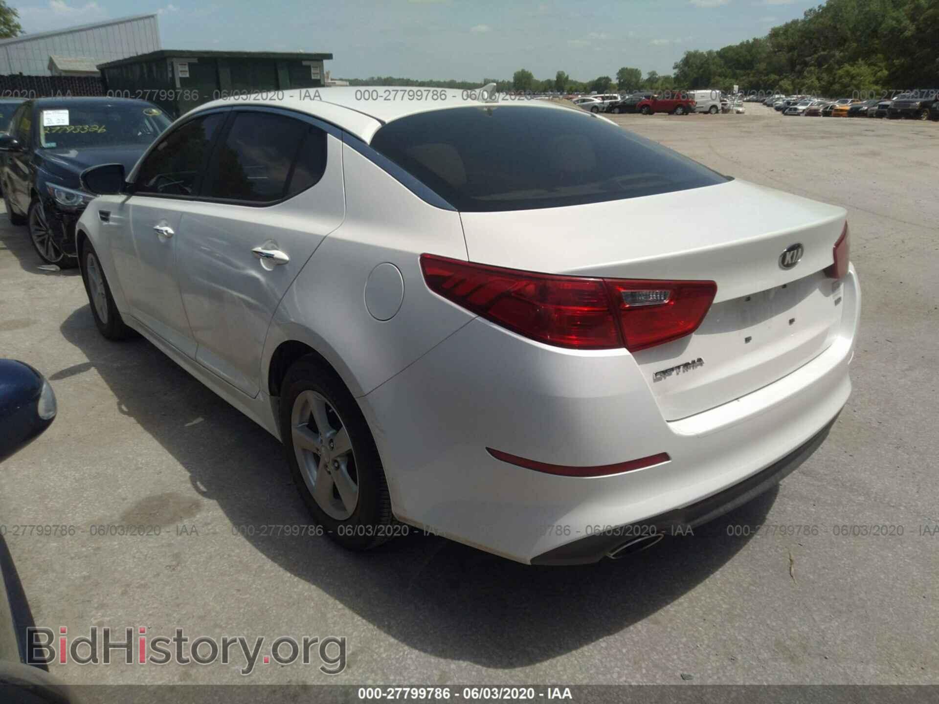 2015 KIA OPTIMA - VIN: KNAGM4A73F5549206 - Photo 3