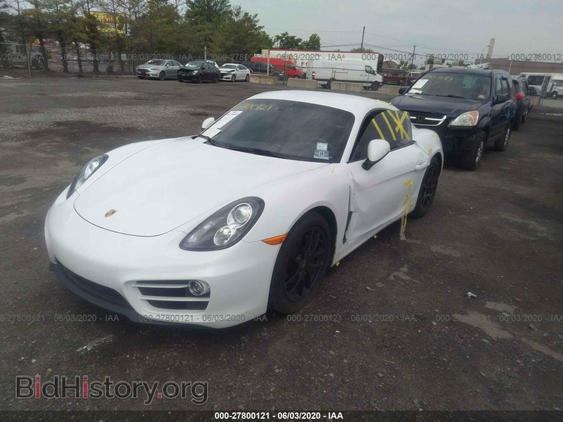 2014 PORSCHE CAYMAN - VIN: WP0AA2A80EK173448 - Фото 2