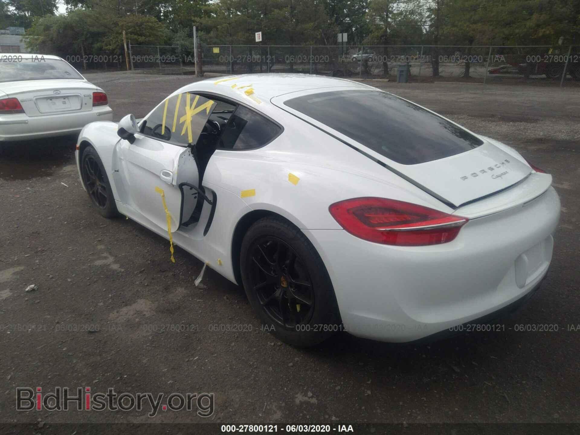 2014 PORSCHE CAYMAN - VIN: WP0AA2A80EK173448 - Фото 3