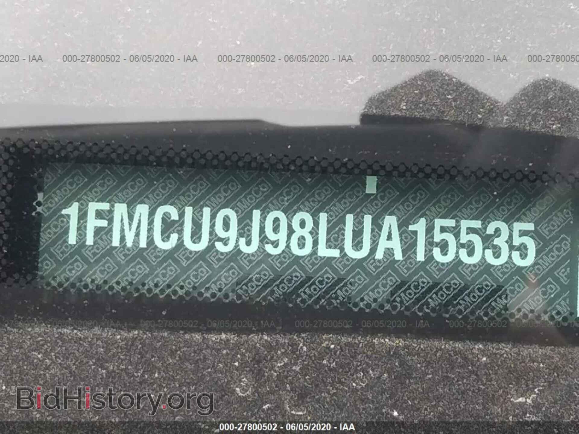 2020 FORD ESCAPE - VIN: 1FMCU9J98LUA15535 - Photo 9