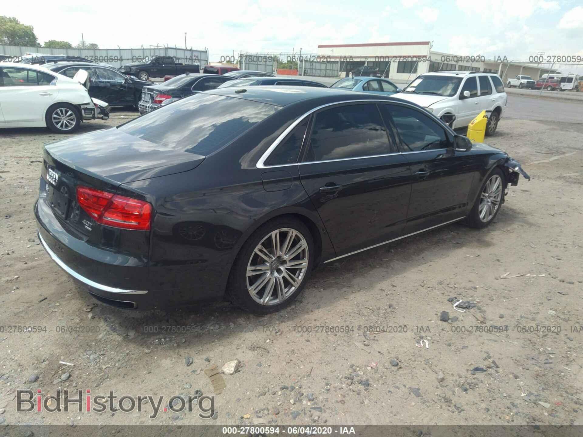 2013 AUDI A8 - VIN: WAUR2AFD9DN010033 - Фото 4