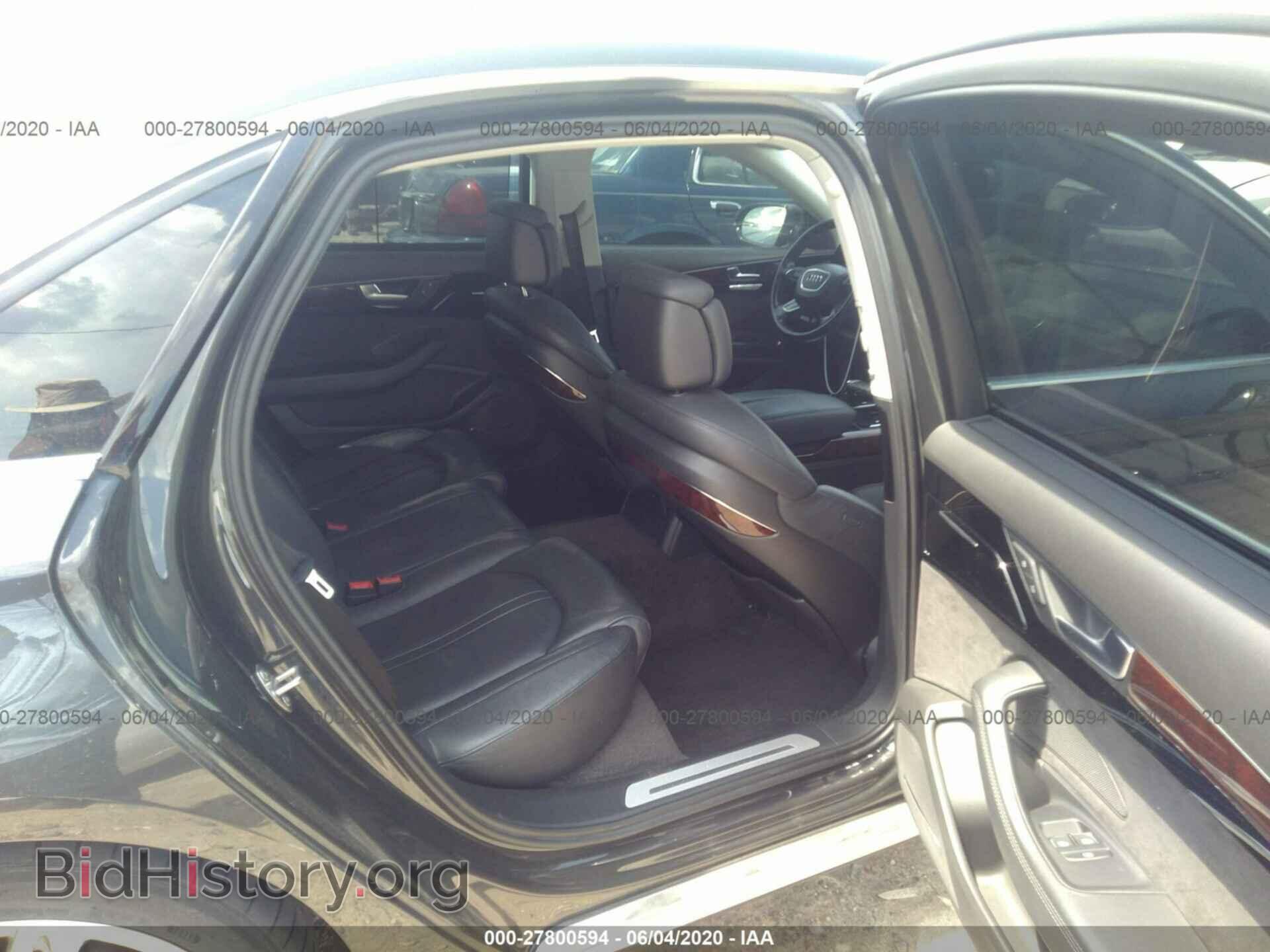 2013 AUDI A8 - VIN: WAUR2AFD9DN010033 - Фото 8