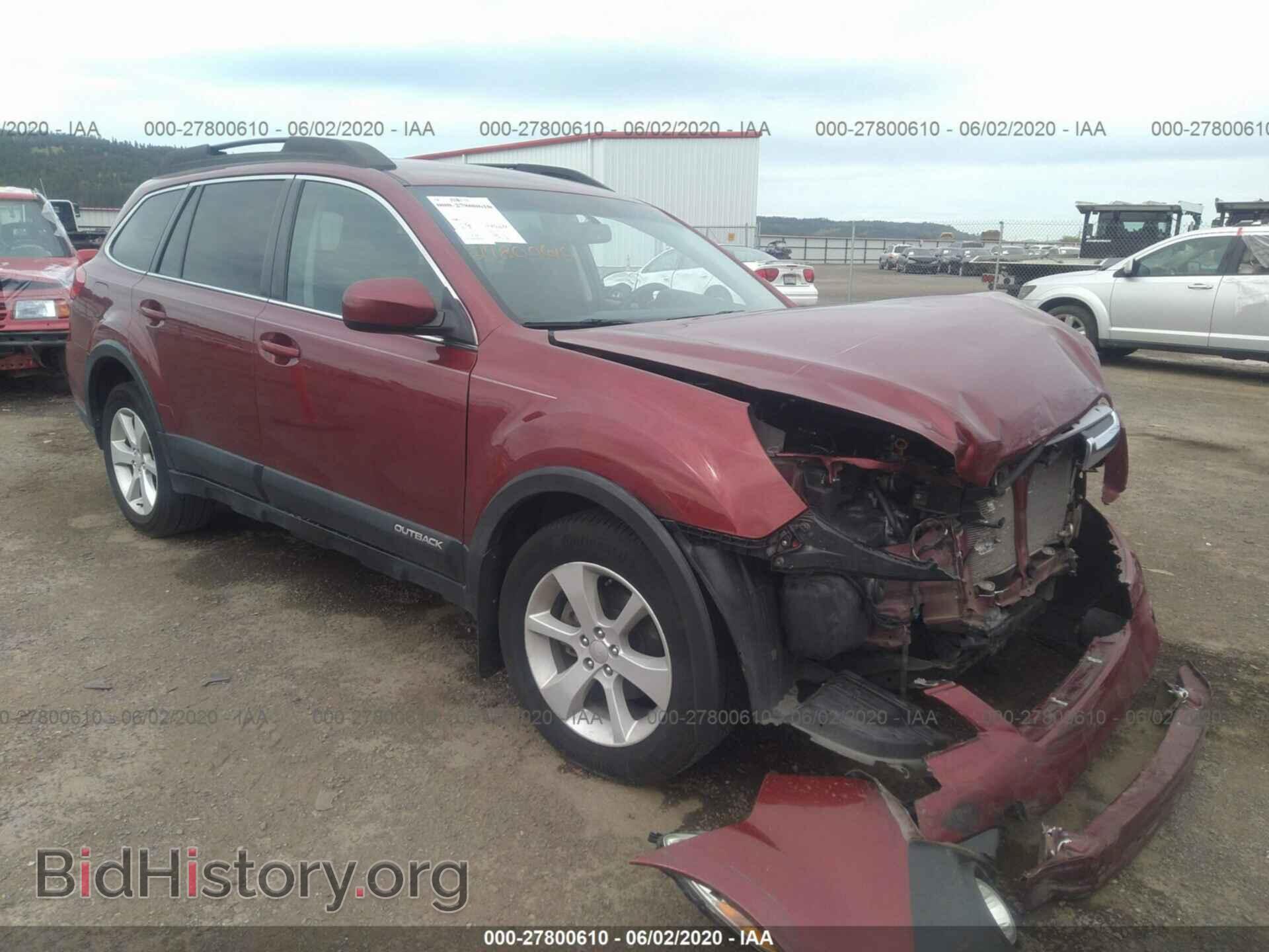 Фотография 4S4BRBCCXD3286875 - SUBARU OUTBACK 2013