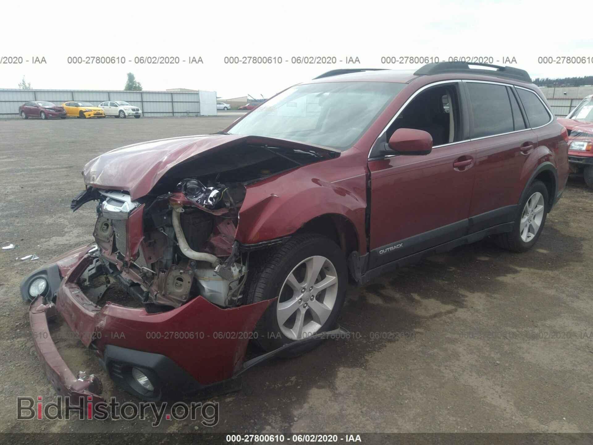 2013 SUBARU OUTBACK - VIN: 4S4BRBCCXD3286875 - Фото 2