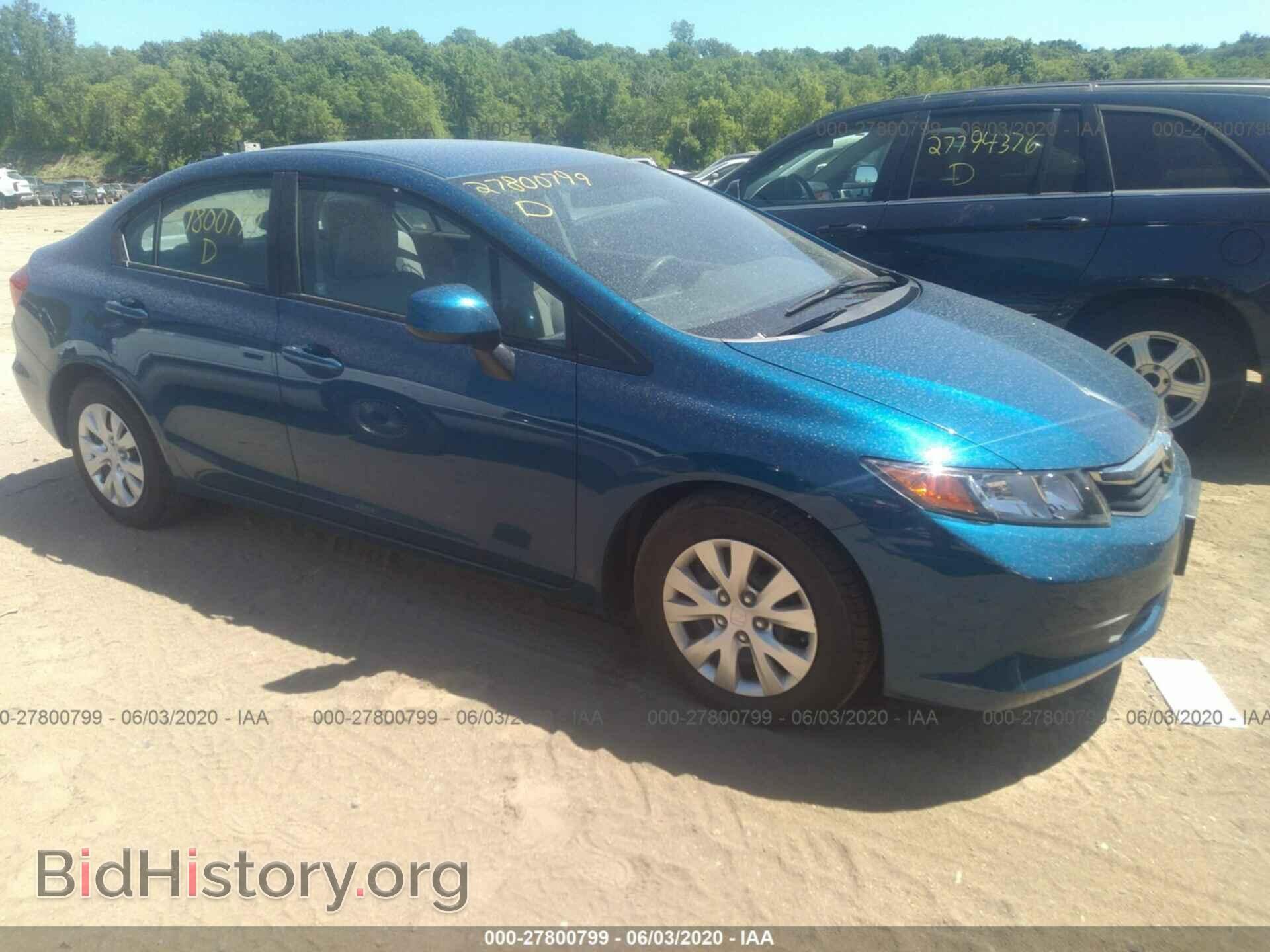 Фотография 19XFB2F59CE069610 - HONDA CIVIC 2012