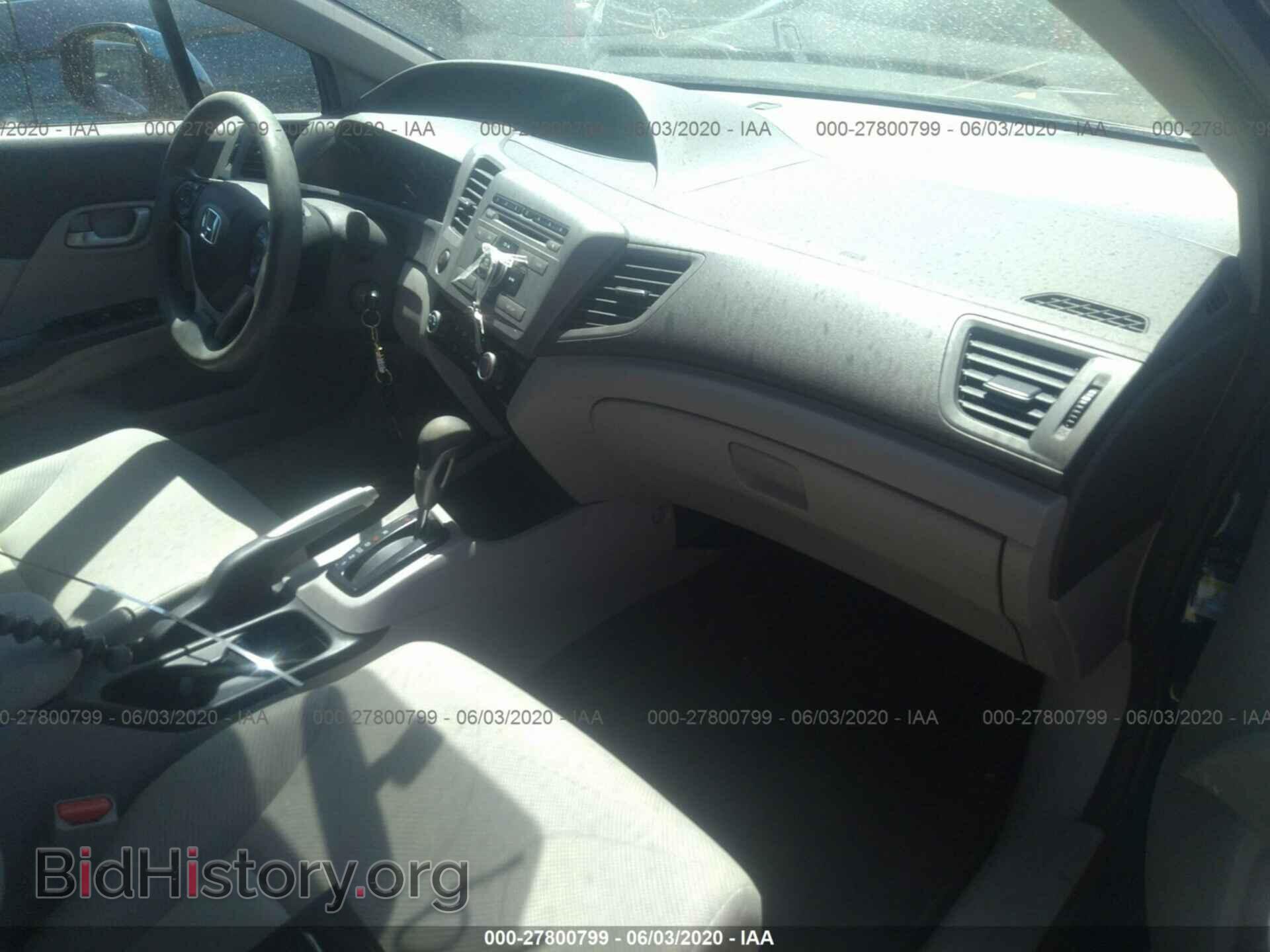 2012 HONDA CIVIC - VIN: 19XFB2F59CE069610 - Фото 5