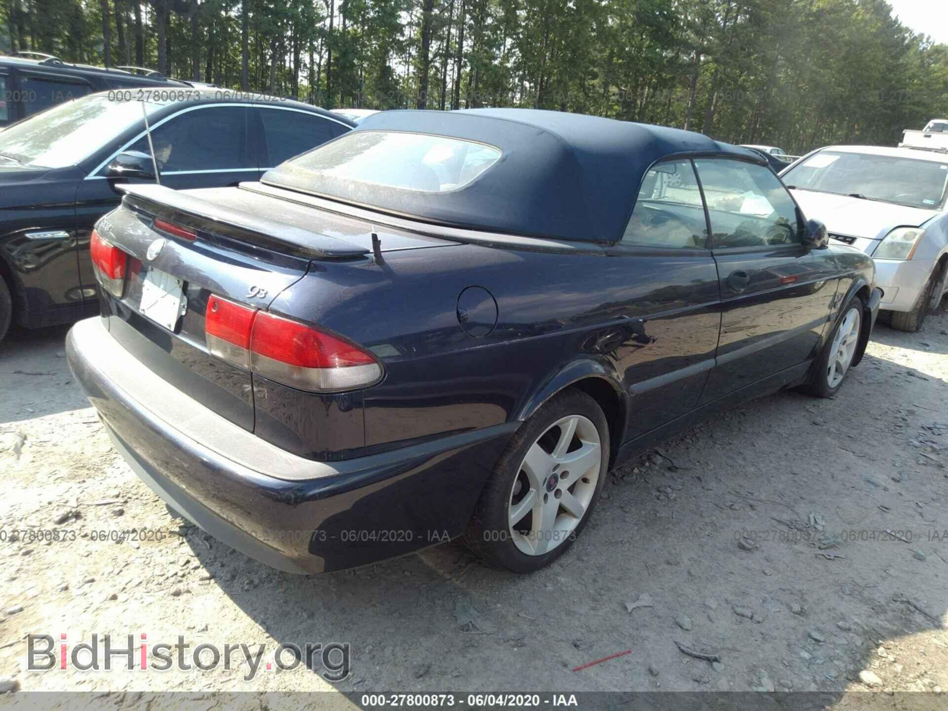 2003 SAAB 9-3 - VIN: YS3DF75K637003119 - Фото 4